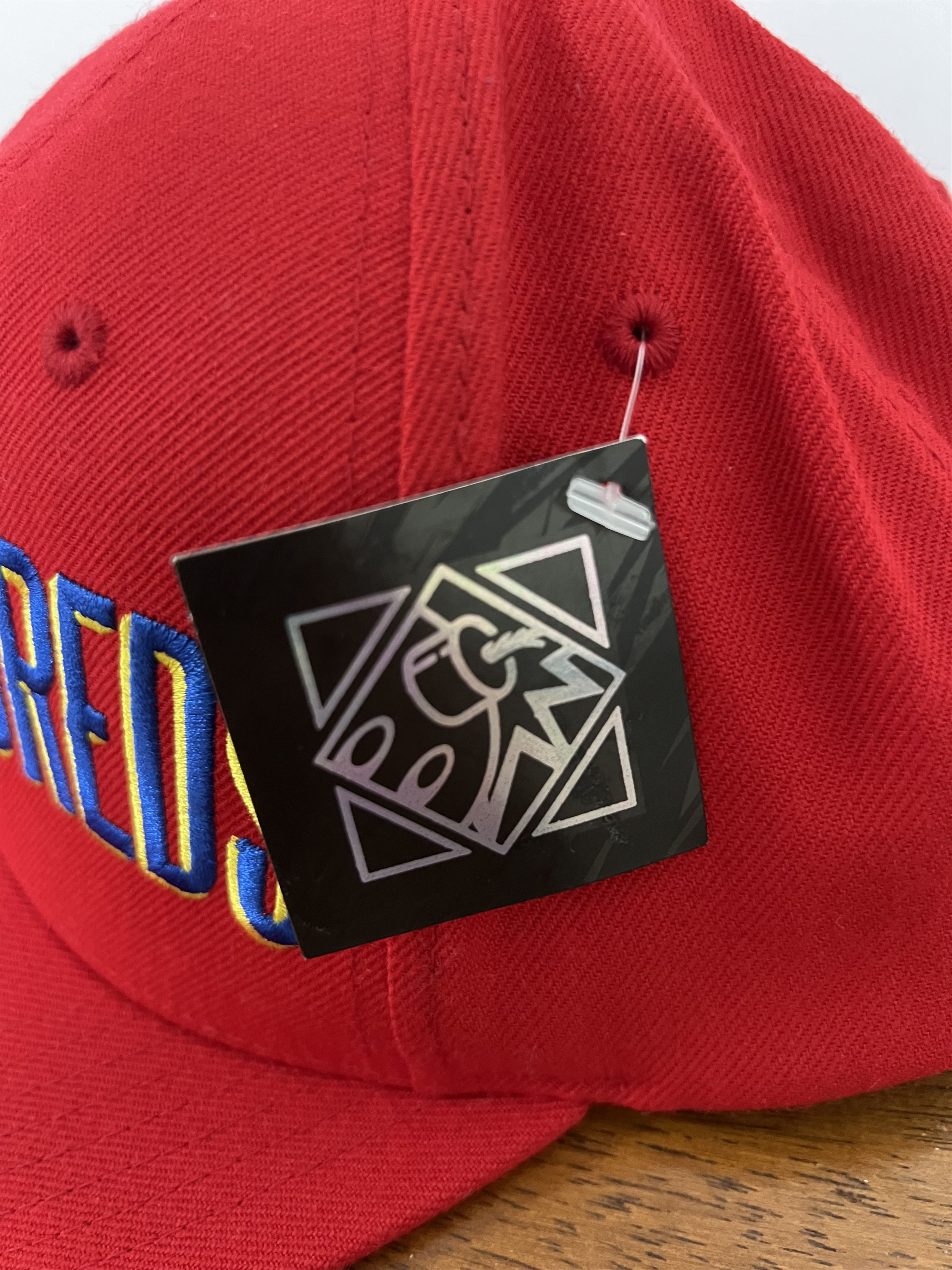 The Hundreds 💚 The Hundreds Embroidered Logo Hat Red NEW Size ONE SIZE - 3 Thumbnail