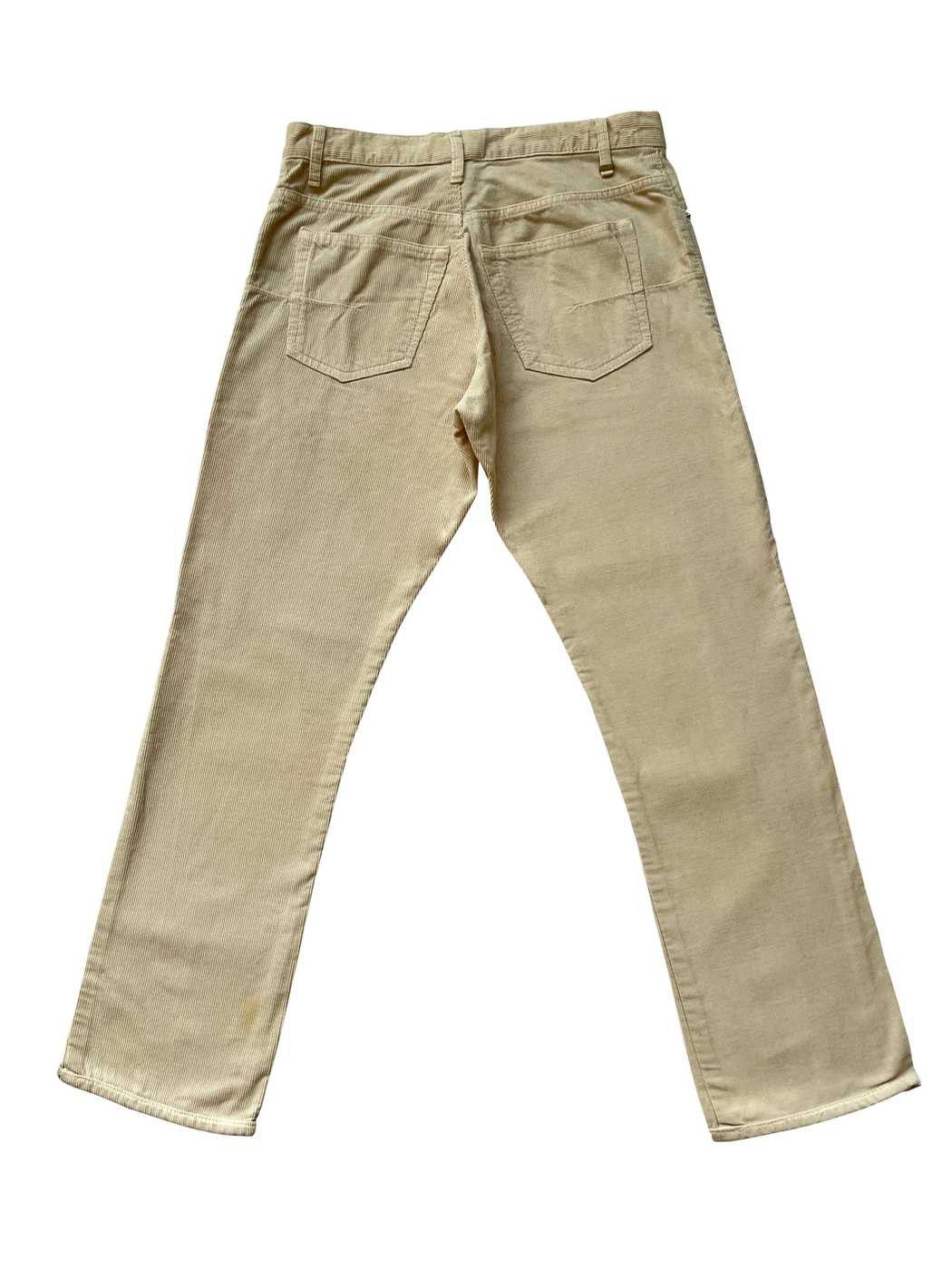 Dior × Hedi Slimane ⚡️QUICK SALE⚡️Dior by Hedi Slimane Beige Corduroy Pants Size US 29 - 2 Thumbnail