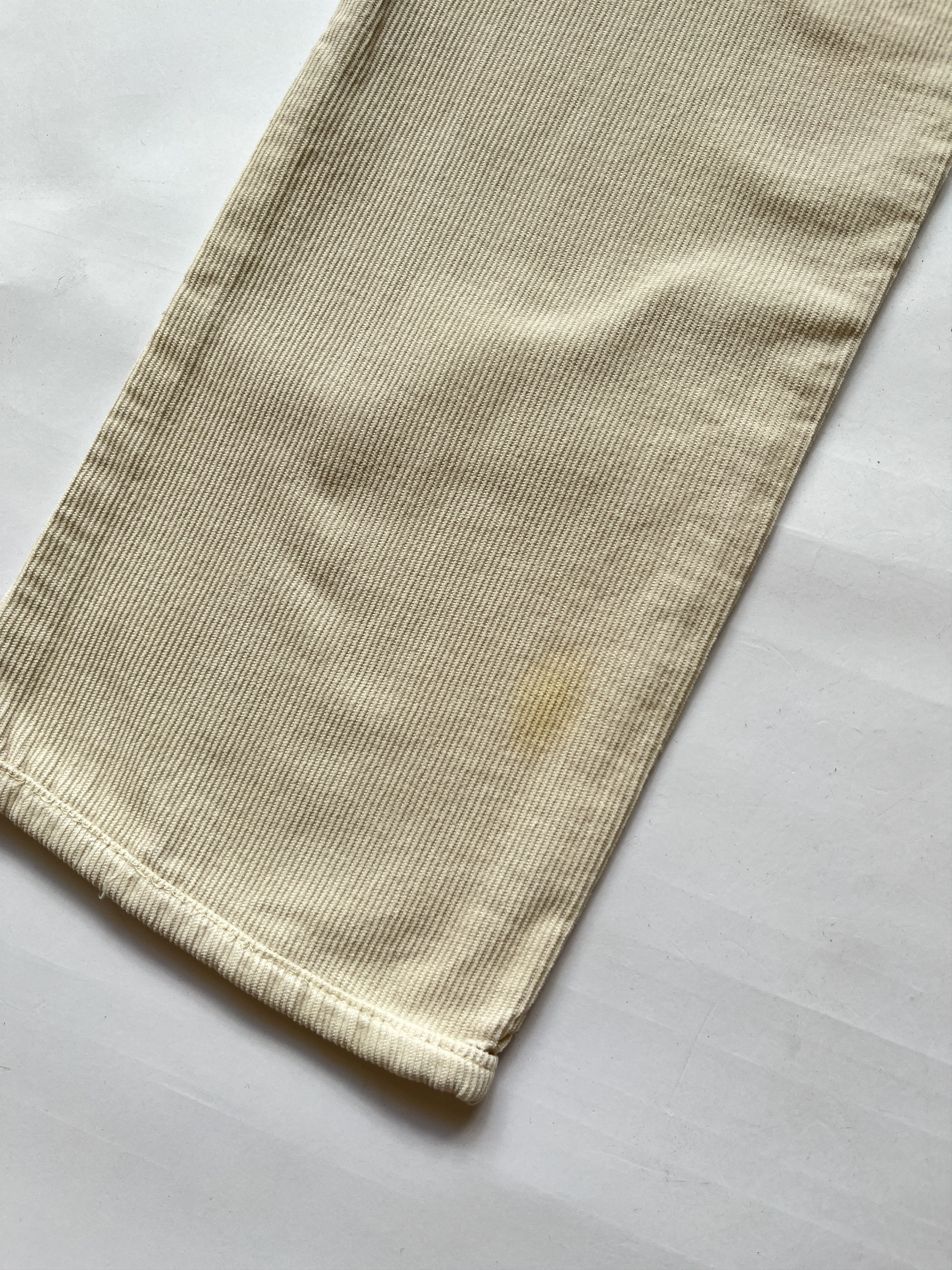 Dior × Hedi Slimane ⚡️QUICK SALE⚡️Dior by Hedi Slimane Beige Corduroy Pants Size US 29 - 7 Thumbnail