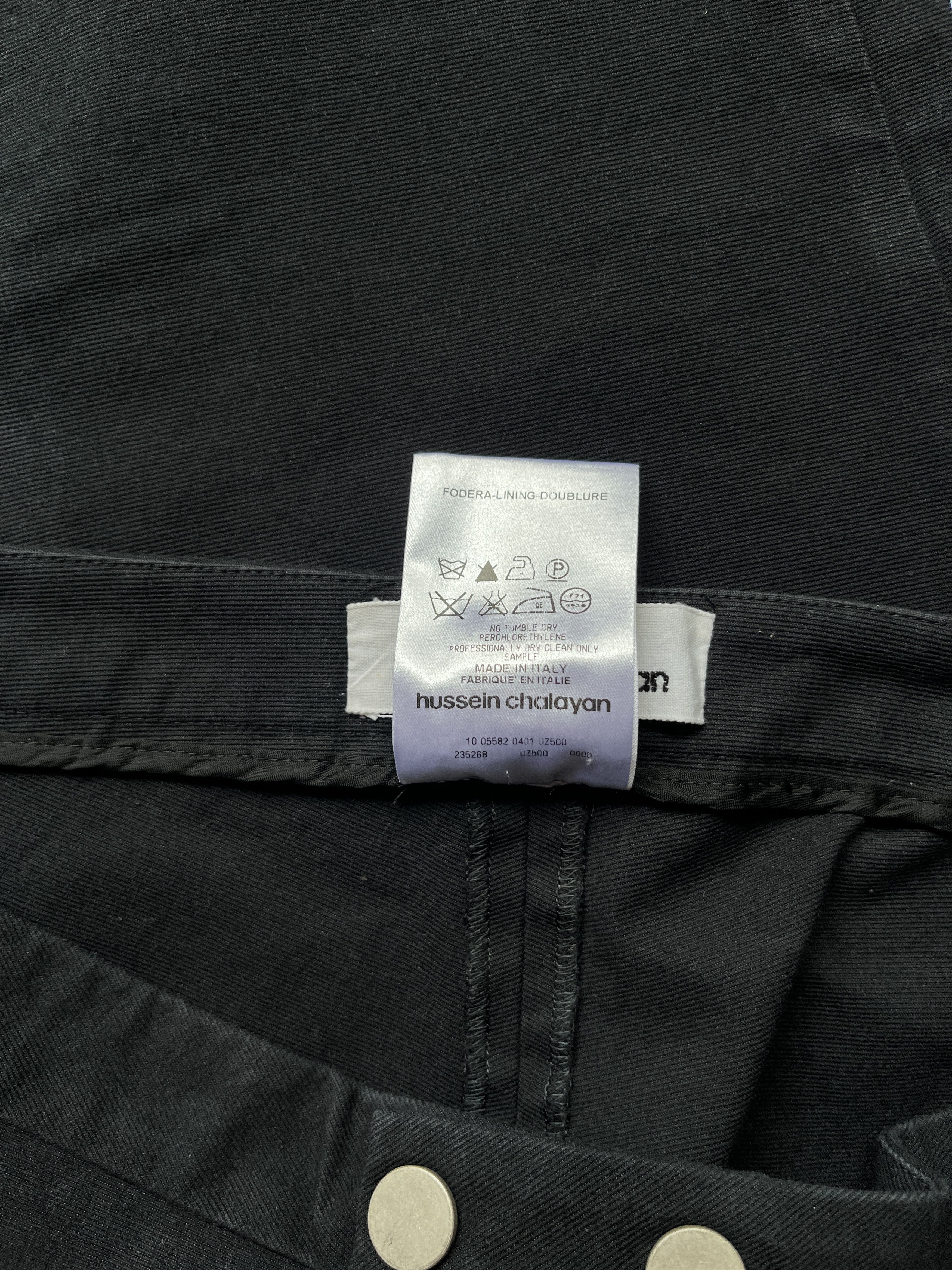 Hussein Chalayan ⚡️QUICK SALE⚡️1990s' Hussein Chalayan Black Pants Trousers Size 28" / US 6 / IT 42 - 5 Thumbnail