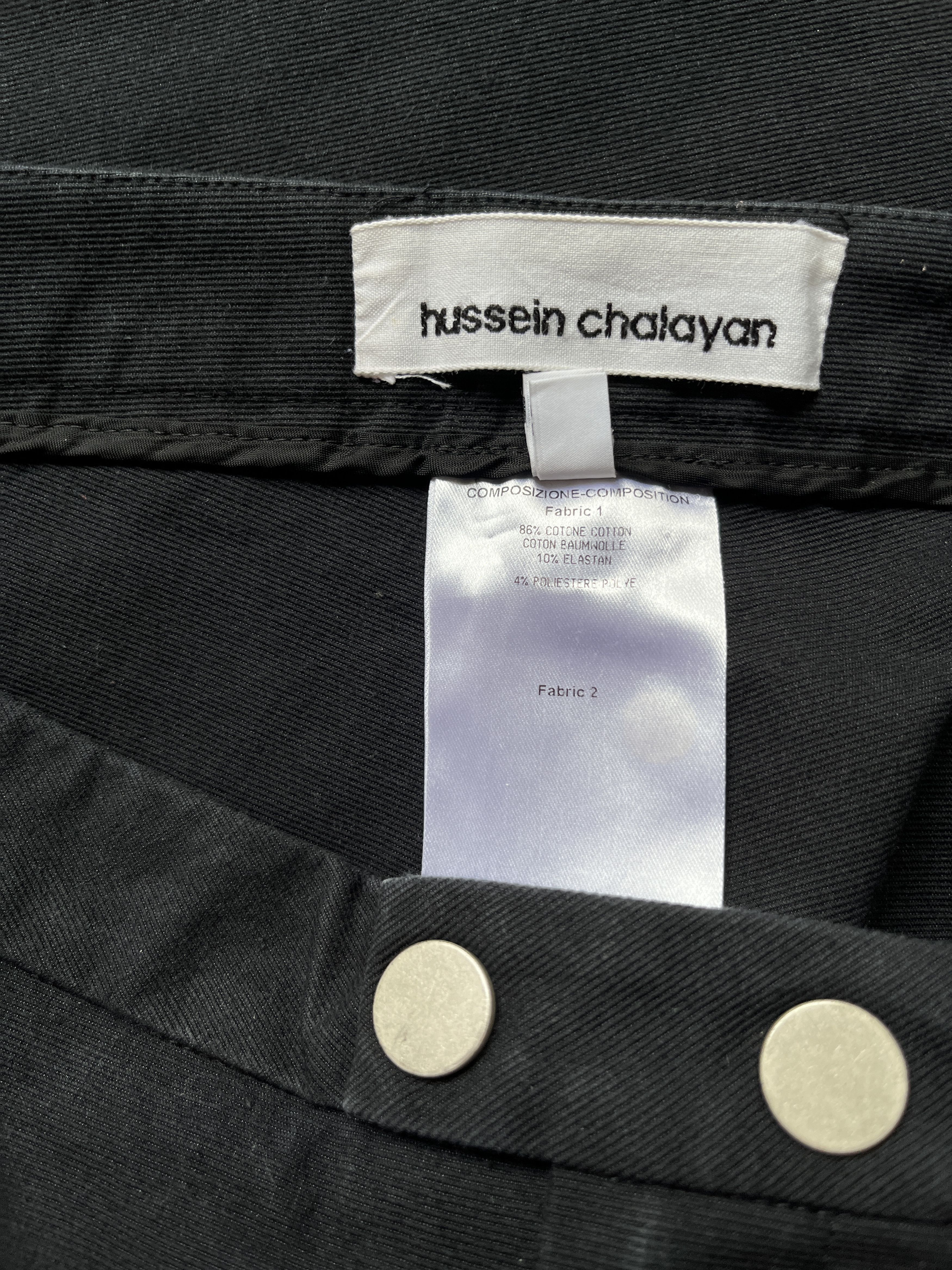 Hussein Chalayan ⚡️QUICK SALE⚡️1990s' Hussein Chalayan Black Pants Trousers Size 28" / US 6 / IT 42 - 4 Thumbnail