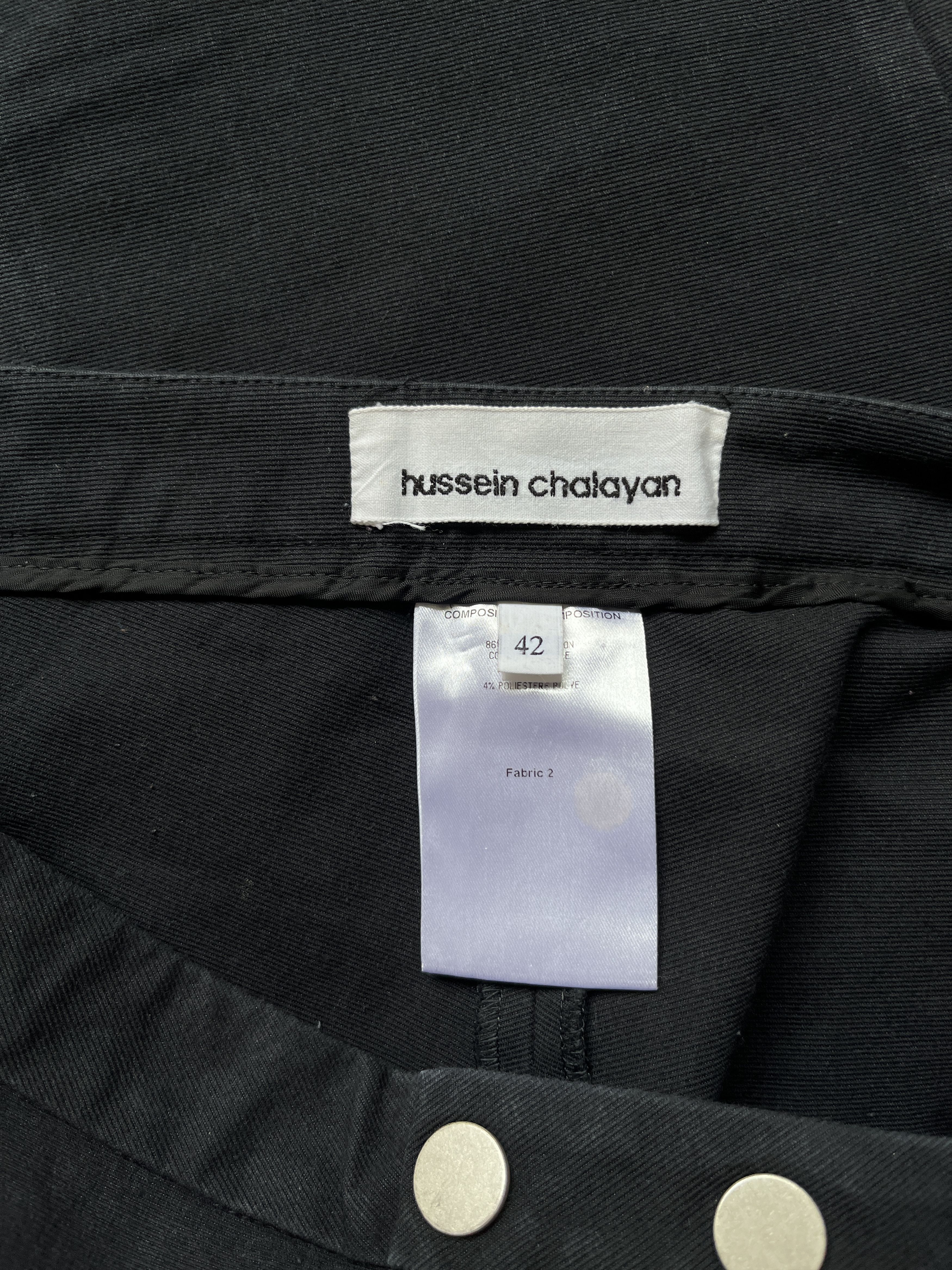Hussein Chalayan ⚡️QUICK SALE⚡️1990s' Hussein Chalayan Black Pants Trousers Size 28" / US 6 / IT 42 - 3 Thumbnail