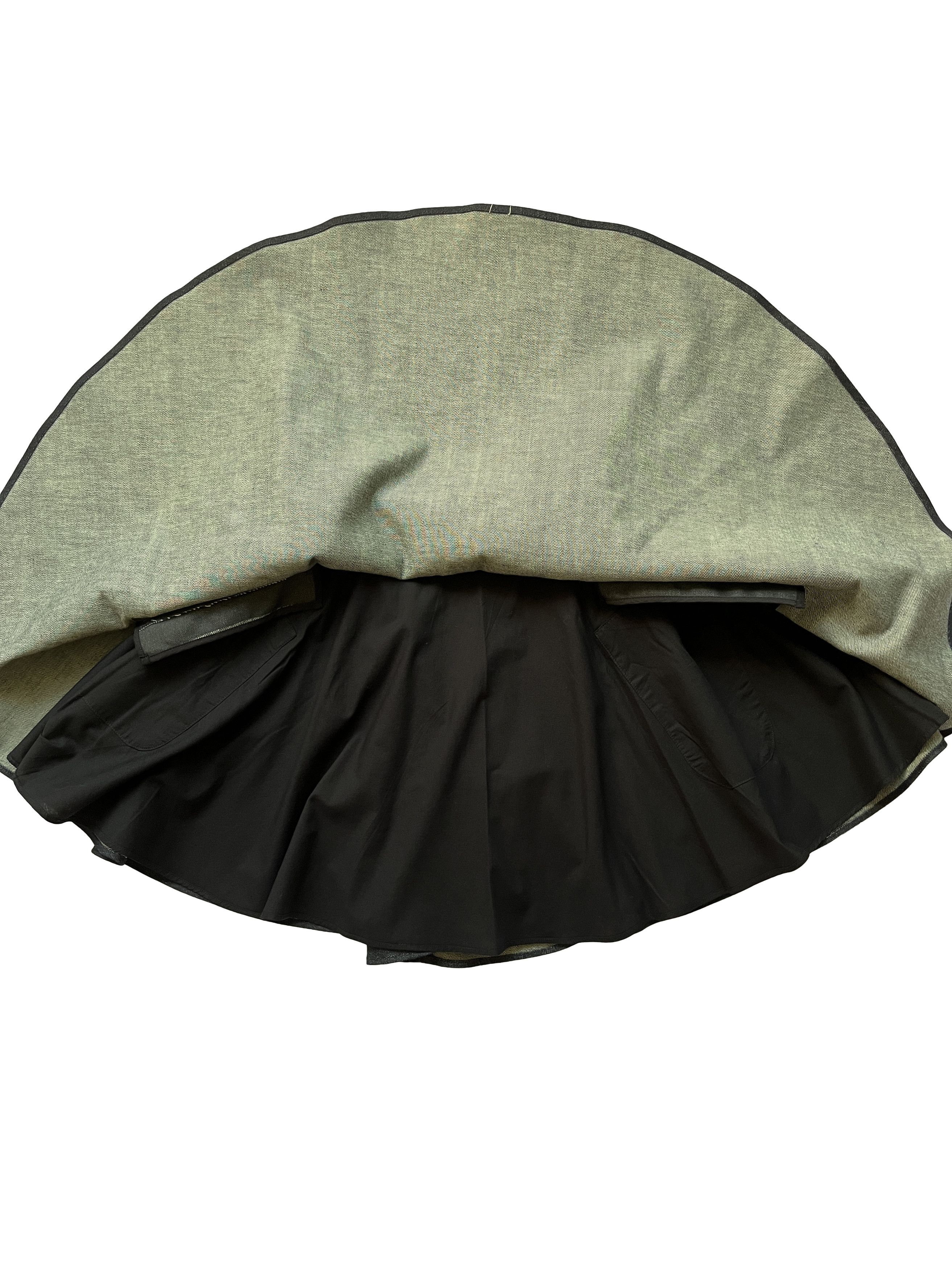 Hussein Chalayan ⚡️QUICK SALE⚡️Hussein Chalayan Dark Blue Denim Layer Skirt Size 28" / US 6 / IT 42 - 3 Thumbnail