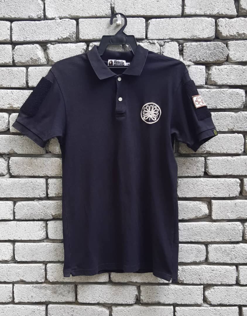 Bathing Ape Octopus patches Polo shirts
