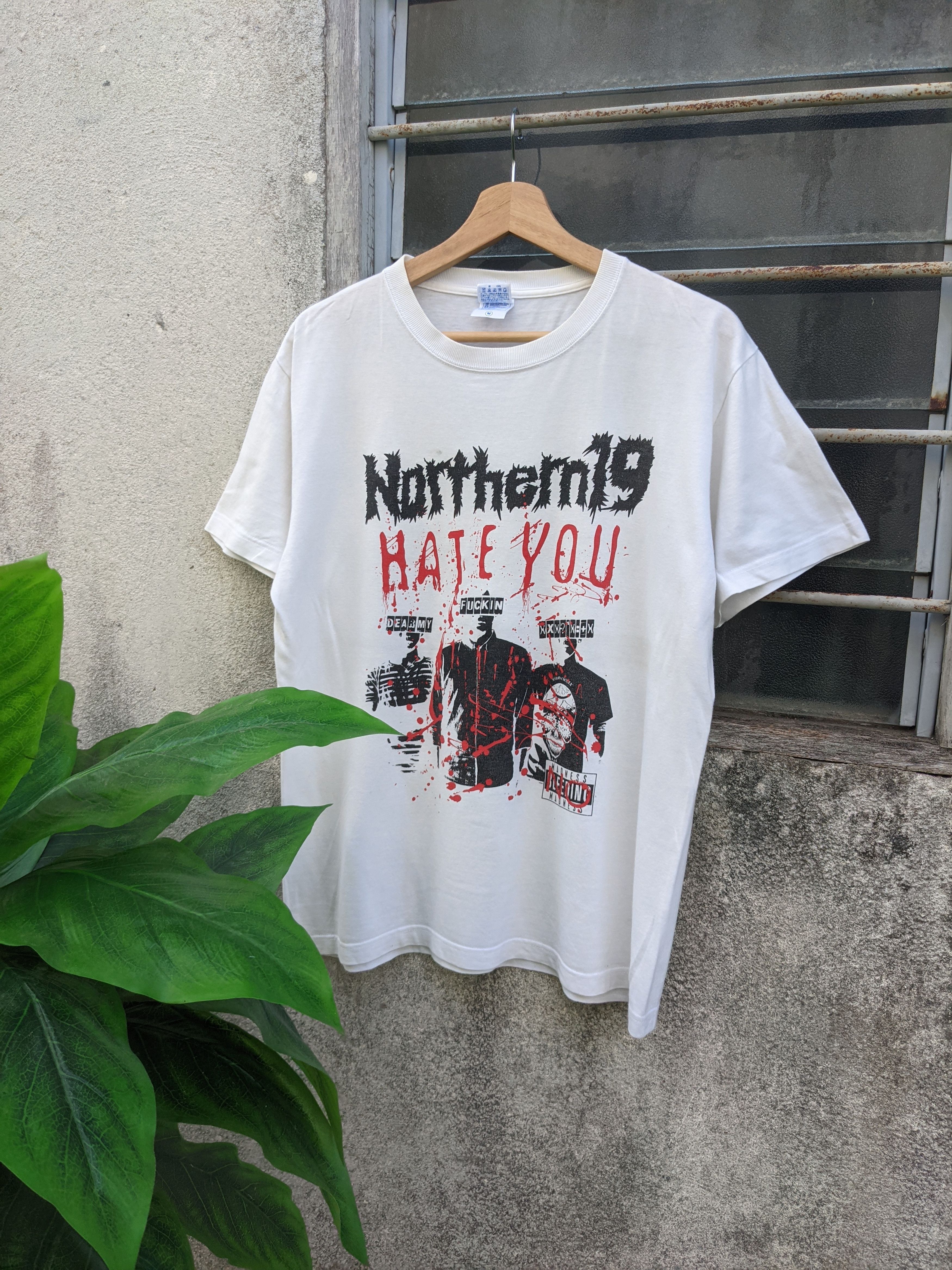 Vintage Northern 19 Hate You Punk Band Japan Size US M / EU 48-50 / 2 - 1 Thumbnail
