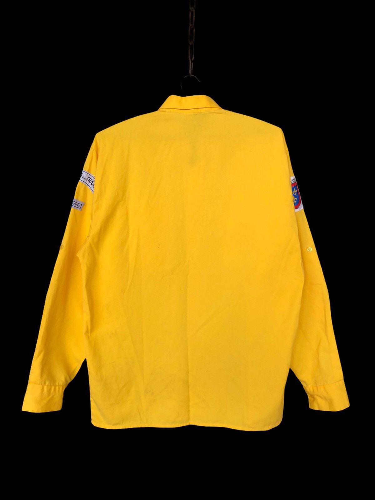 Vintage RARE🔥Vintage 80s France Scouts with Patches B/D Shirt Size US L / EU 52-54 / 3 - 3 Thumbnail