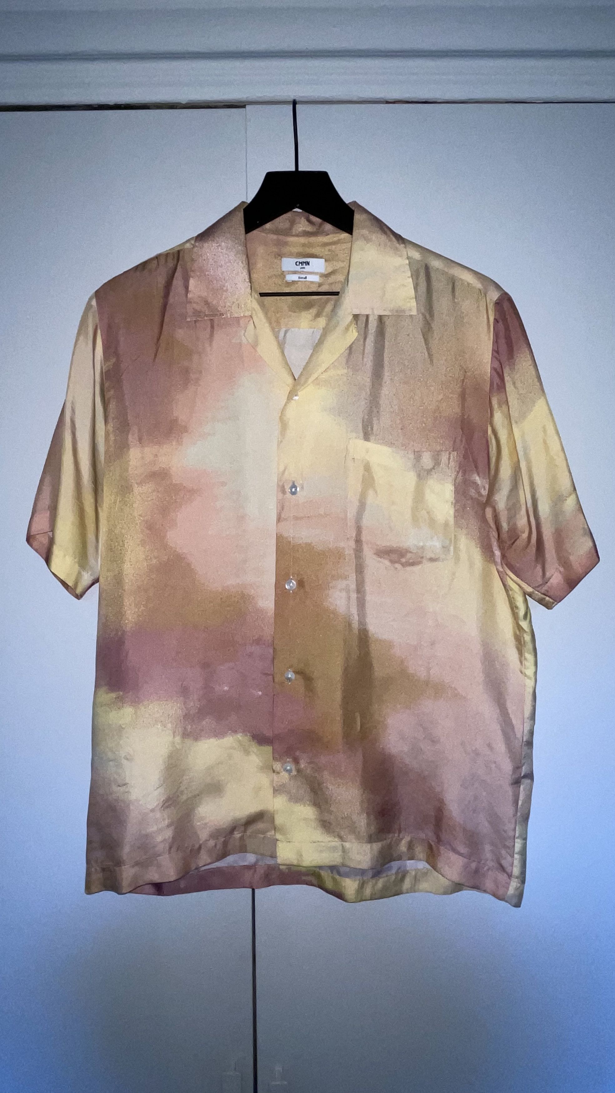 Cmmn Swdn Duncan Silk Print Shirt Grailed