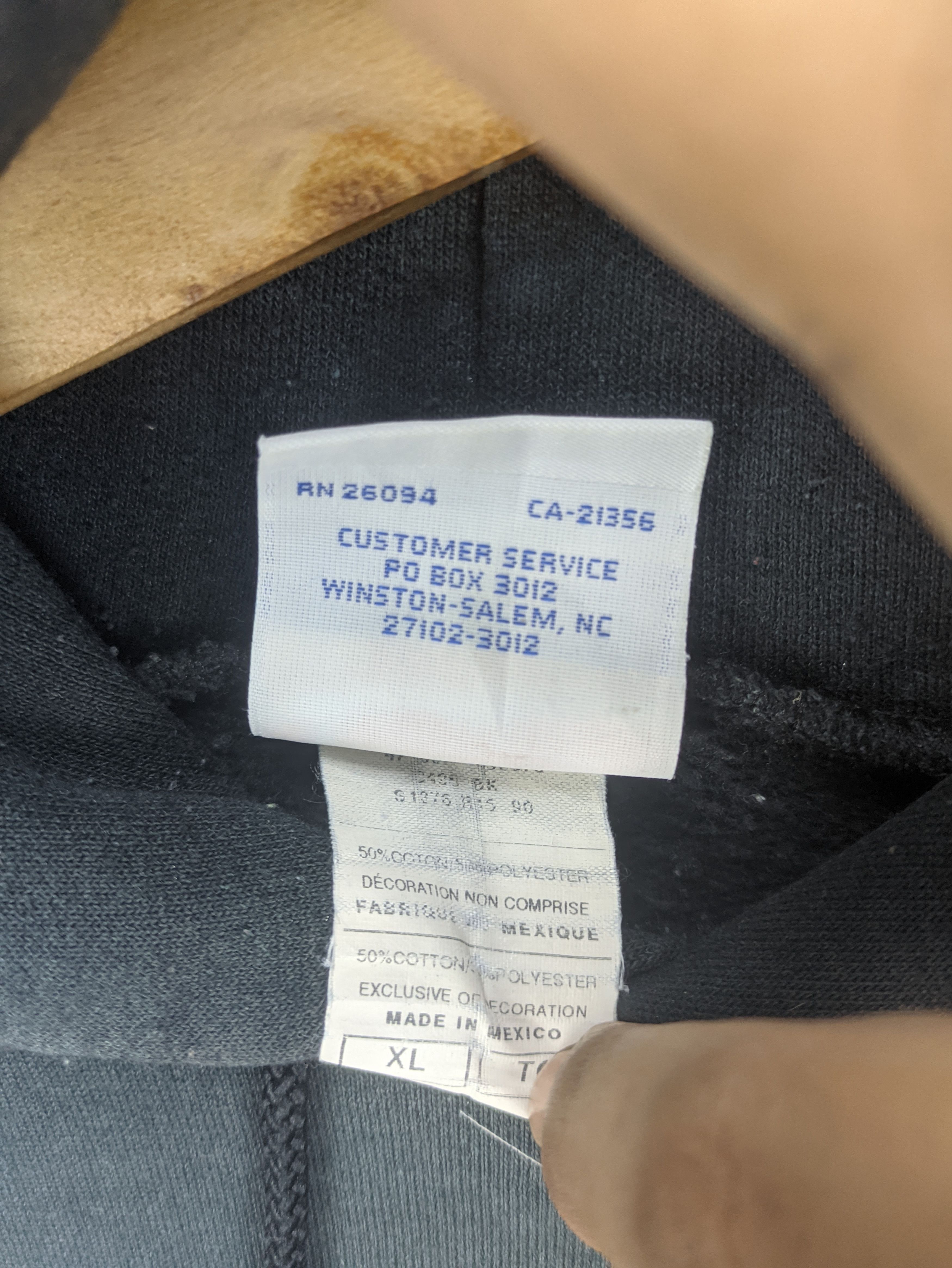 Champion Steals🔥Vintage Hoodie Morris Eagle by Champion Size US XL / EU 56 / 4 - 4 Thumbnail