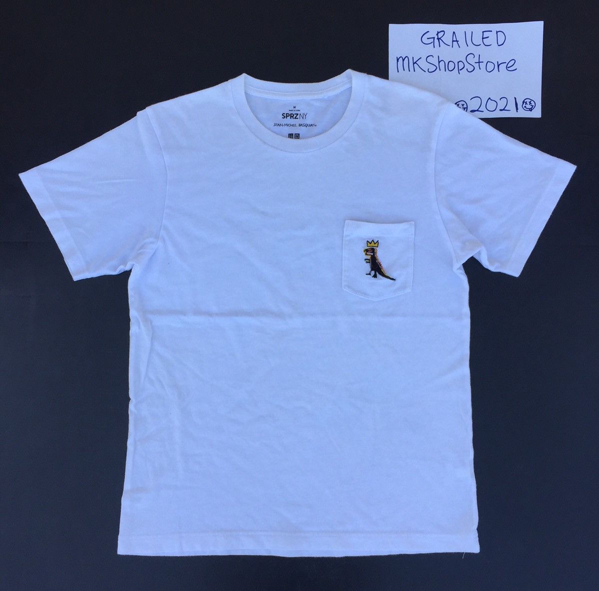 Jean-Michel Basquiat × Uniqlo Jean Michel Basquiat Pocket Tshirt Size US M / EU 48-50 / 2 - 1 Thumbnail