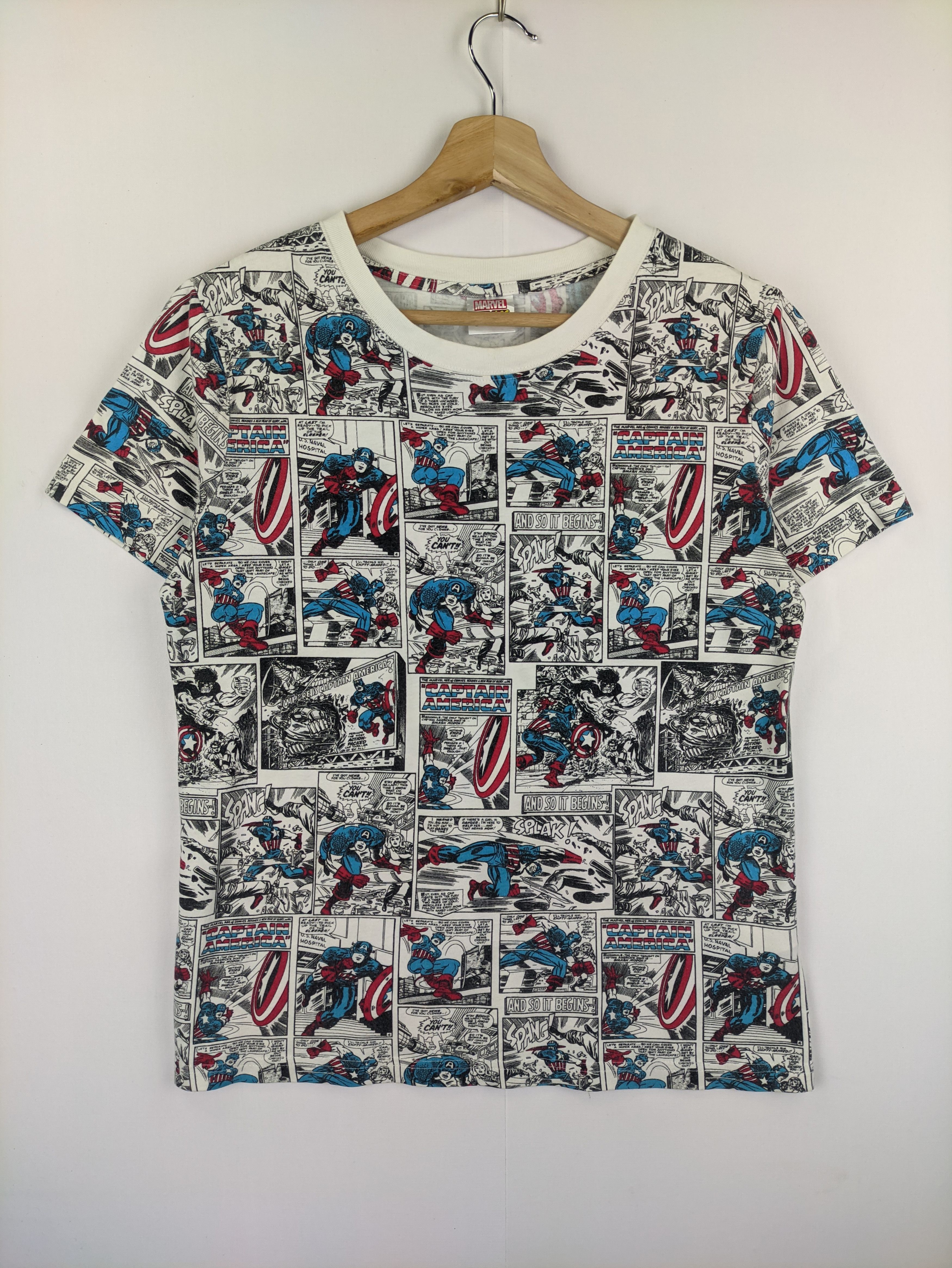 Marvel Comics Steals🔥Marvel Comics T Shirt Captain America Tee Size US M / EU 48-50 / 2 - 1 Thumbnail