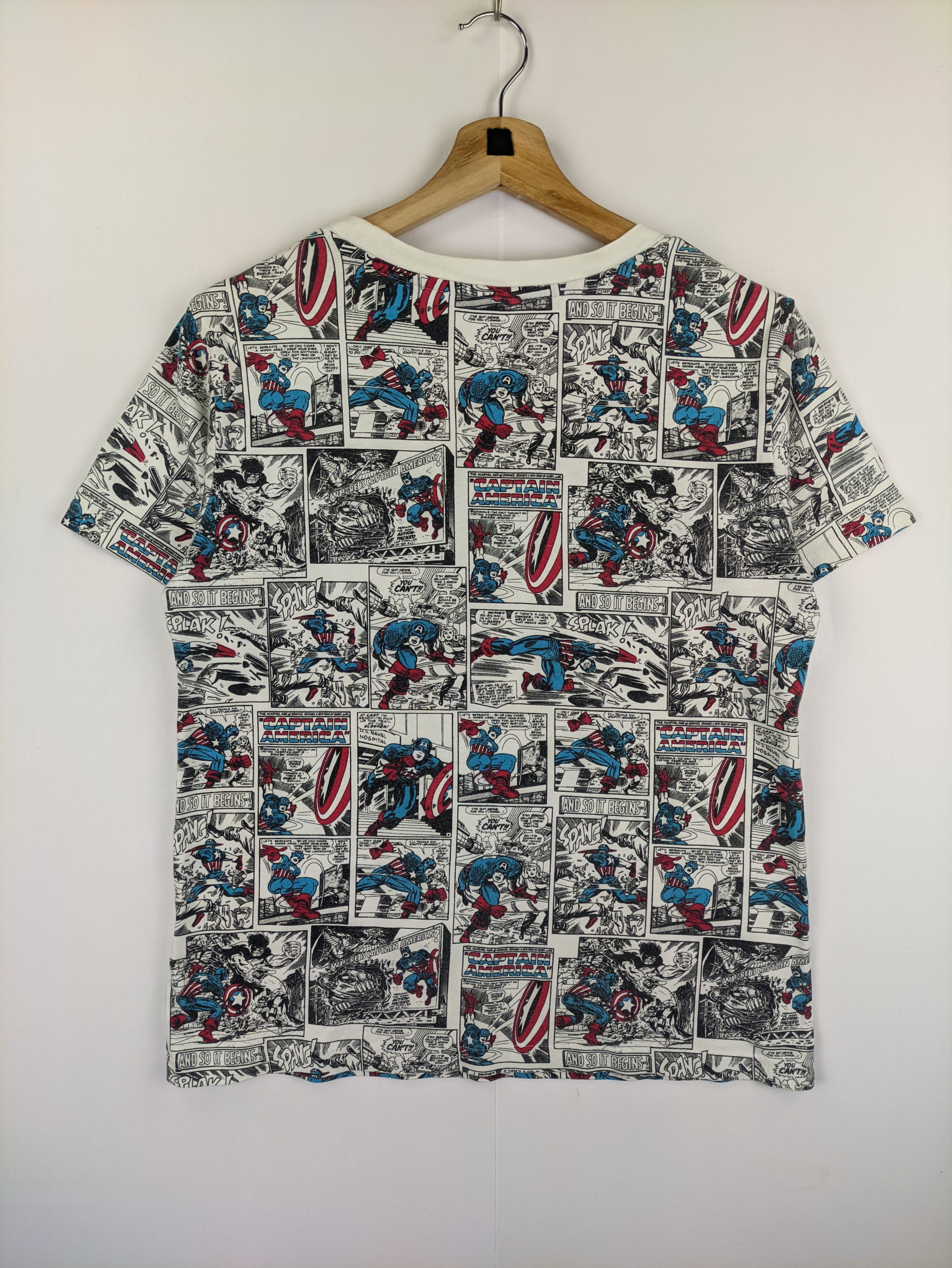 Marvel Comics Steals🔥Marvel Comics T Shirt Captain America Tee Size US M / EU 48-50 / 2 - 2 Thumbnail