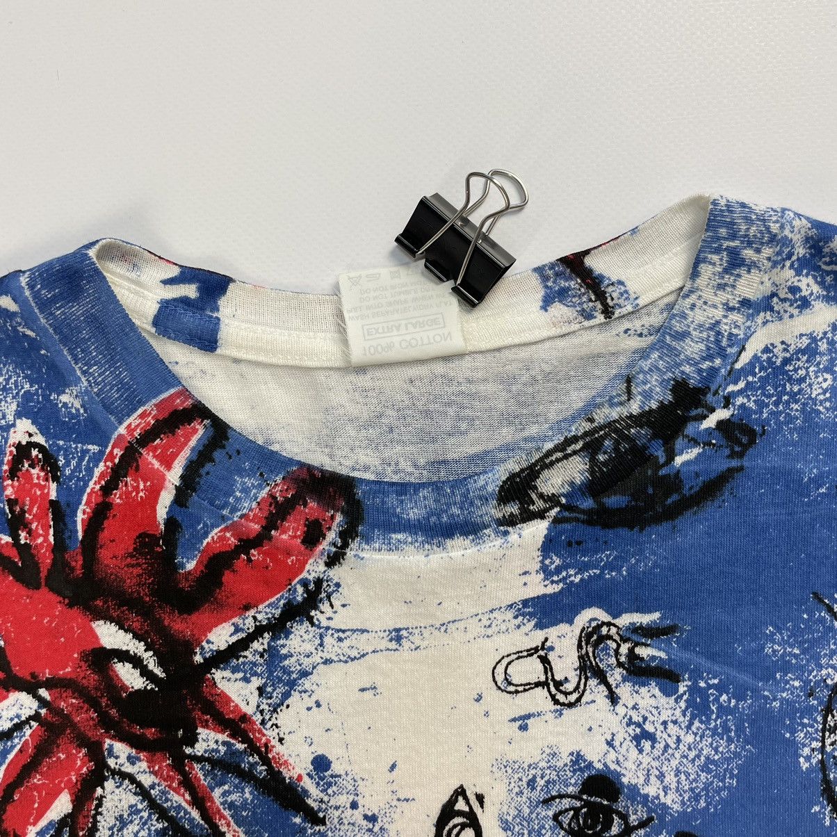 The Cure × Vintage Vintage The Cure Wish Tour 1992 All Over Print T-Shirt Size US L / EU 52-54 / 3 - 6 Thumbnail