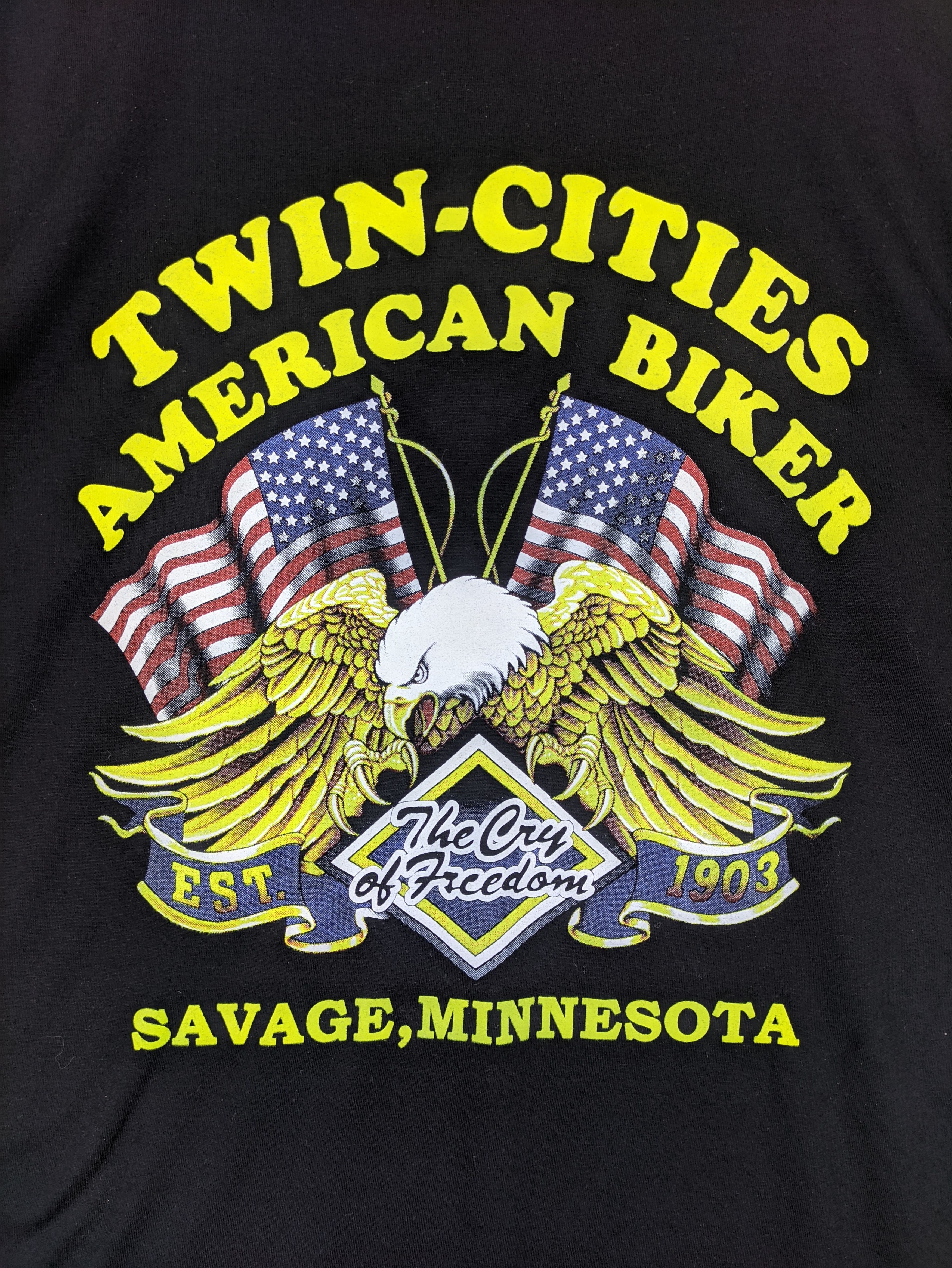 Japanese Brand Steals🔥T Shirt American Biker Twin Cities Tee Size US S / EU 44-46 / 1 - 5 Thumbnail
