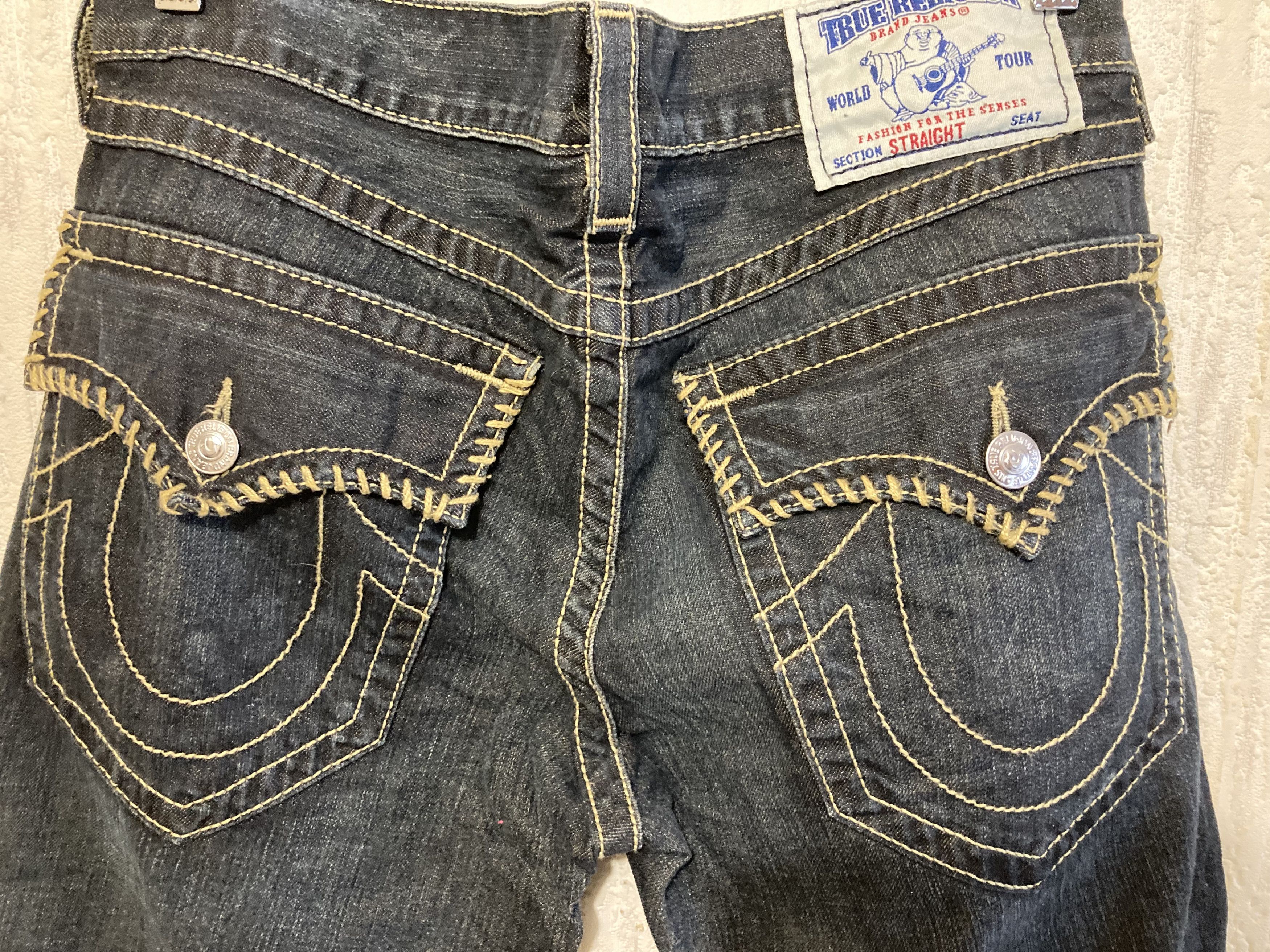 True Religion True Religion Distressed Jeans Size US 33 - 3 Thumbnail