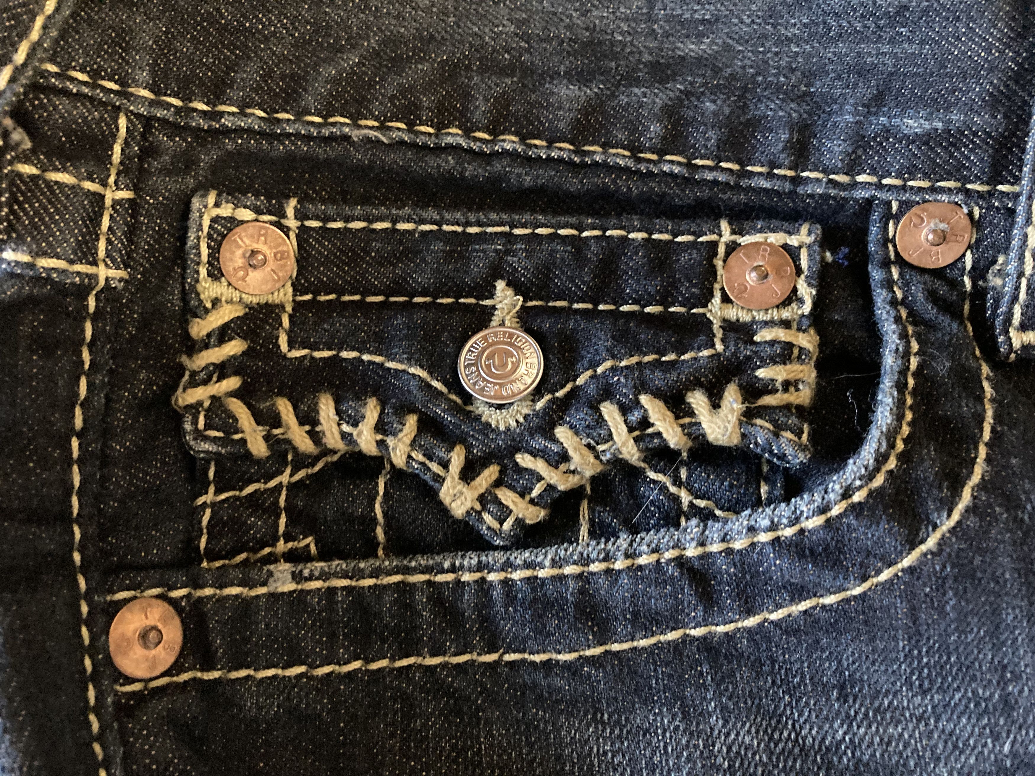 True Religion True Religion Distressed Jeans Size US 33 - 5 Thumbnail