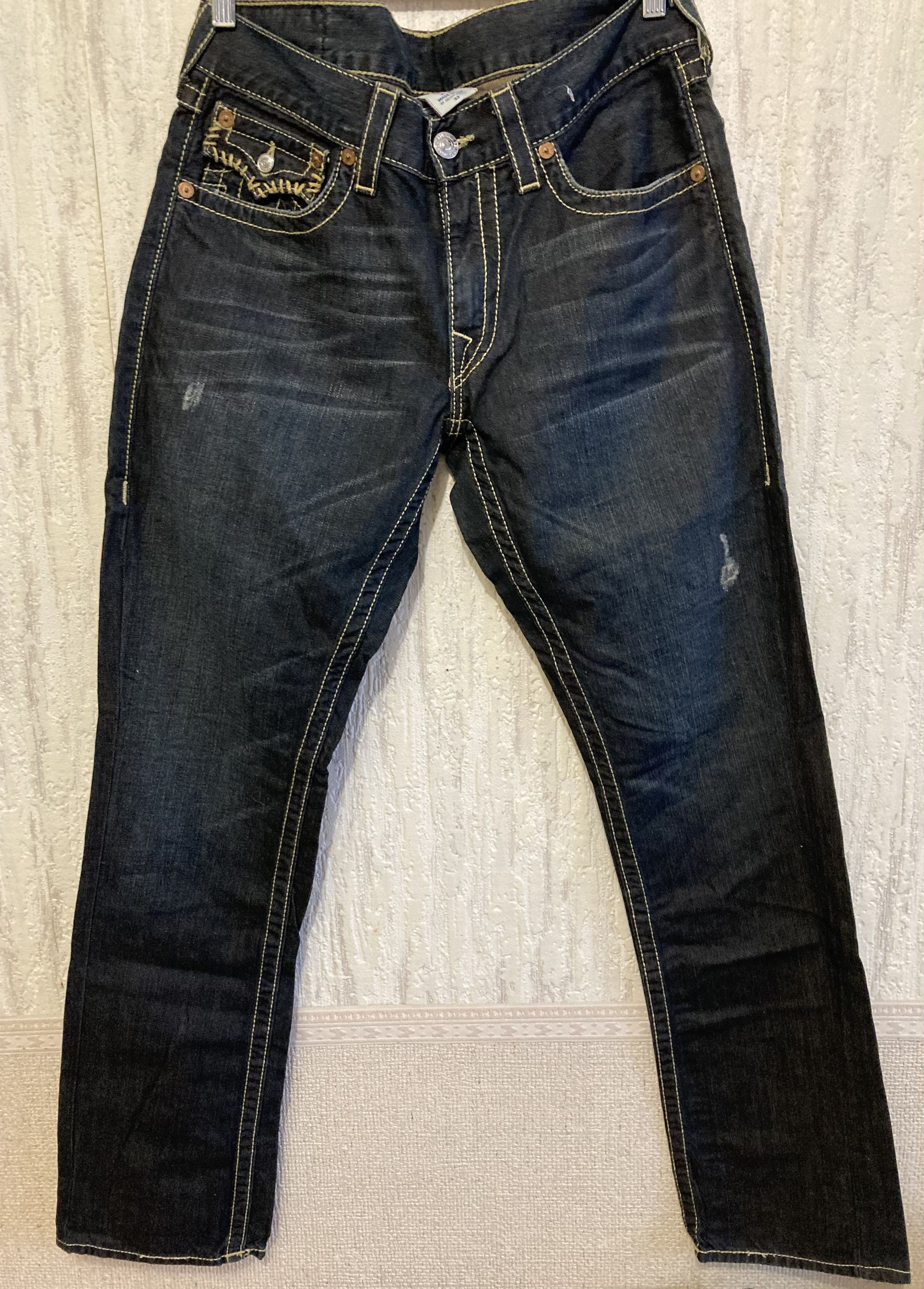 True Religion True Religion Distressed Jeans Size US 33 - 2 Thumbnail