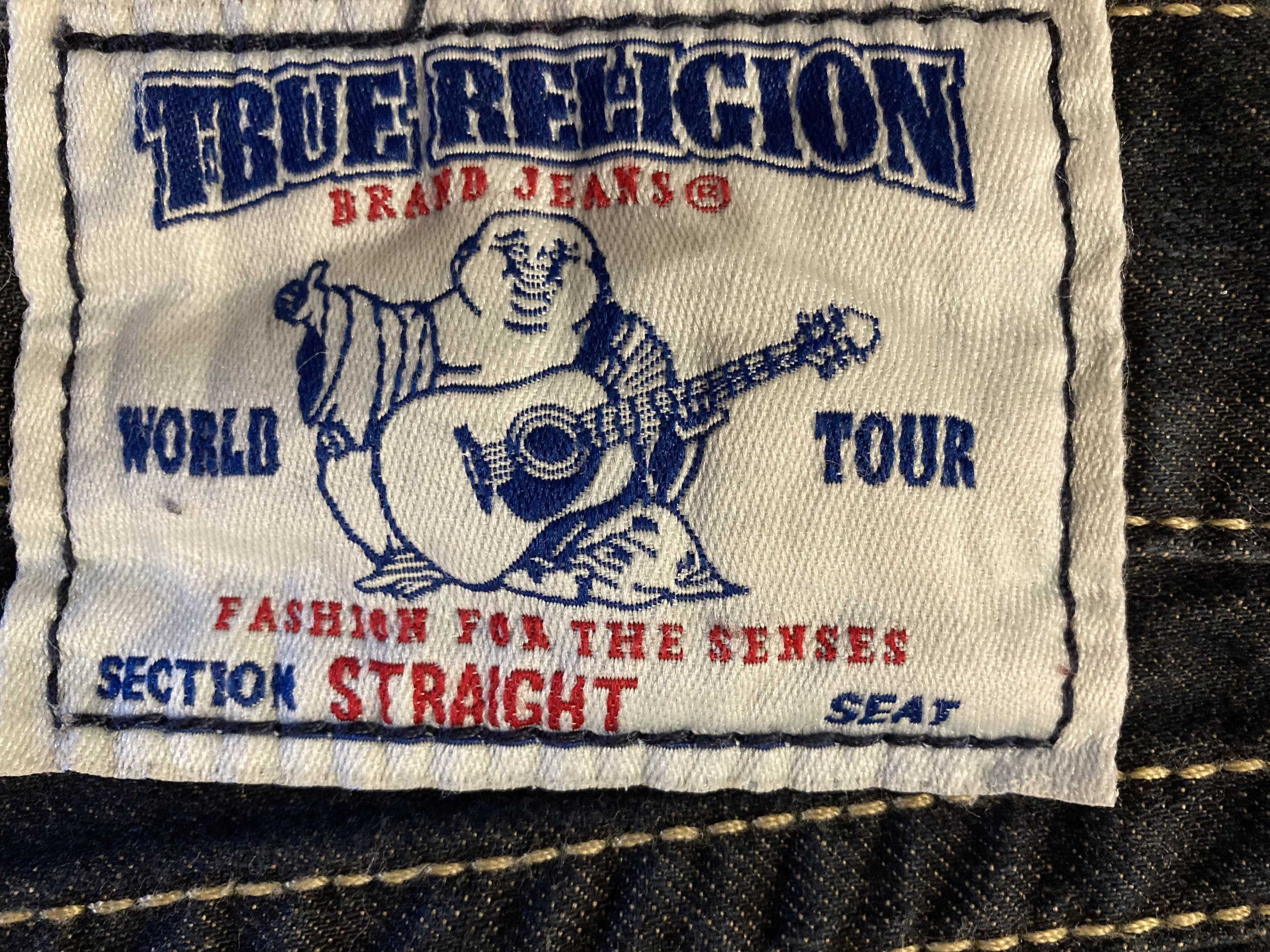 True Religion True Religion Distressed Jeans Size US 33 - 8 Thumbnail