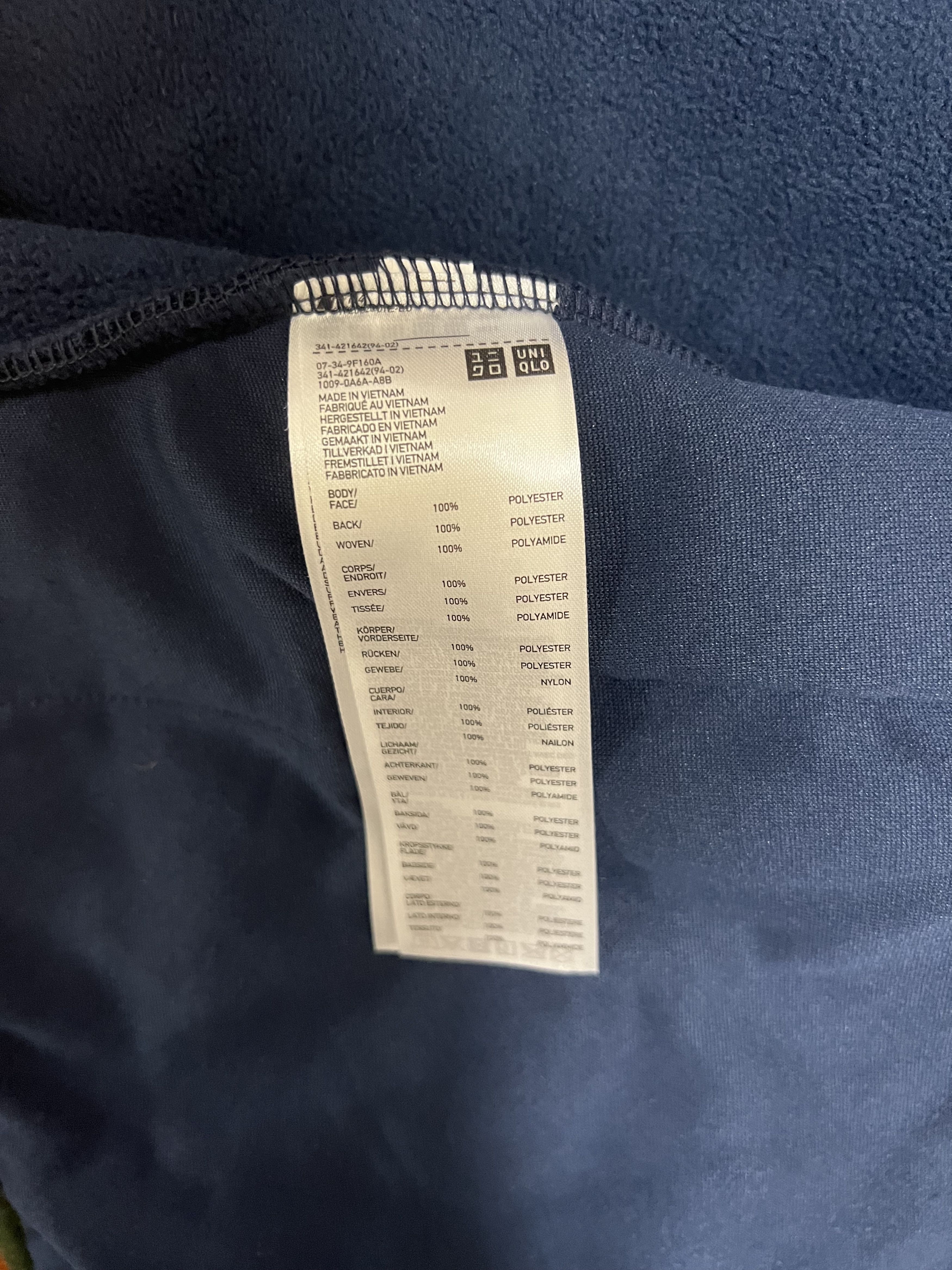 JW Anderson × Uniqlo 💚 JW Anderson x Uniqlo Hooded Fleece Vest Navy Medium Size US M / EU 48-50 / 2 - 9 Thumbnail