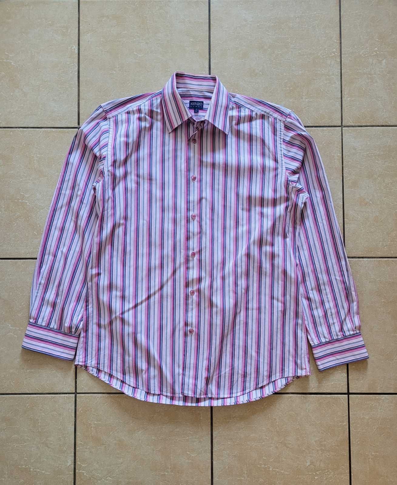 Pre-owned Kenzo Vintage  Homme Stripe Shirt In Multicolor