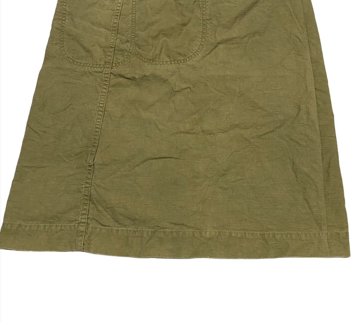 OMNIGOD Vintage Omnigod Oversize Army Green Cargo Skirt Size 32" / US 10 / IT 46 - 6 Thumbnail