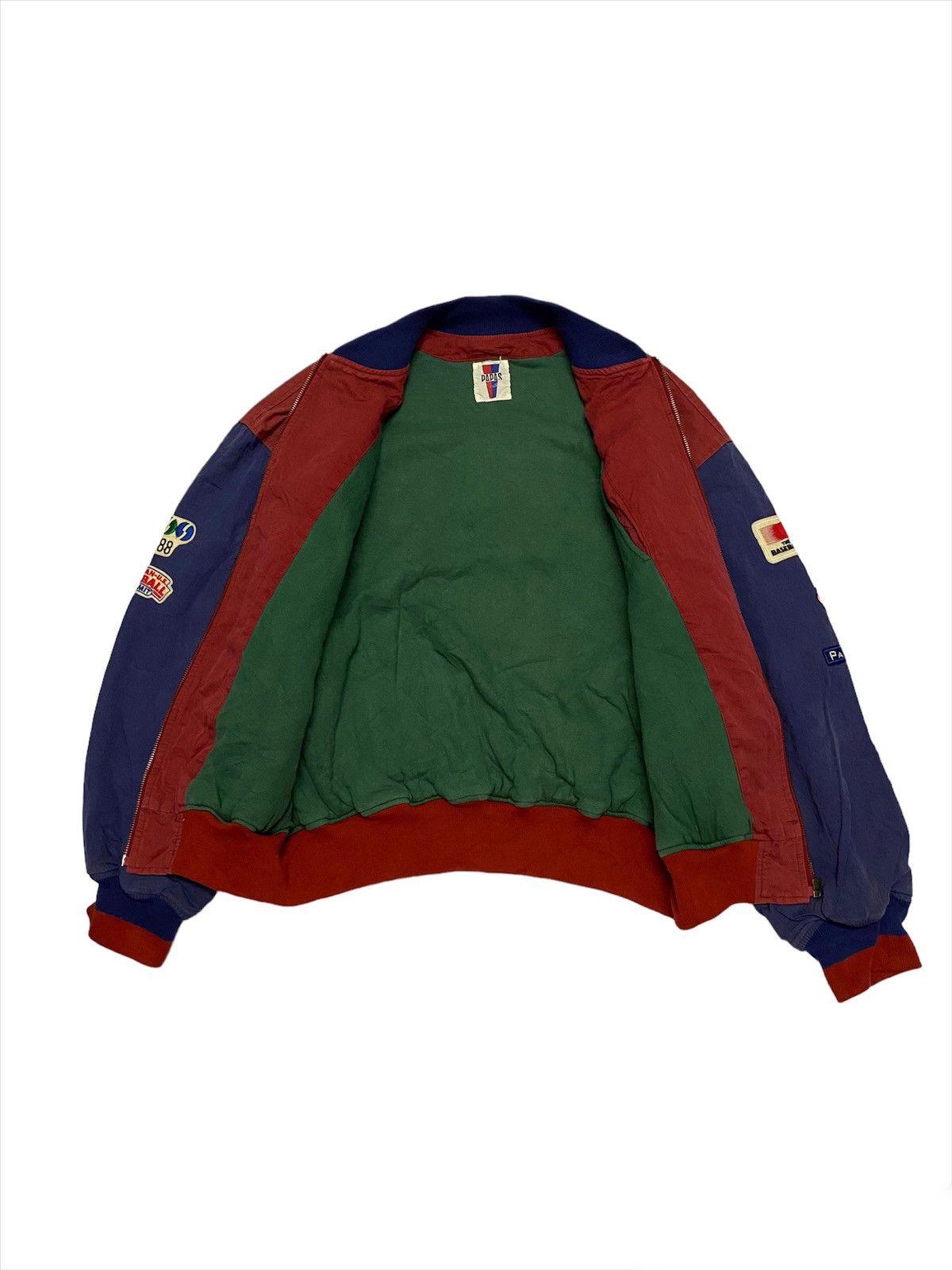 Japanese Brand Vtg PAPAS Baseball The Japan Us Multicolor Bomber jacket Size US XL / EU 56 / 4 - 3 Thumbnail