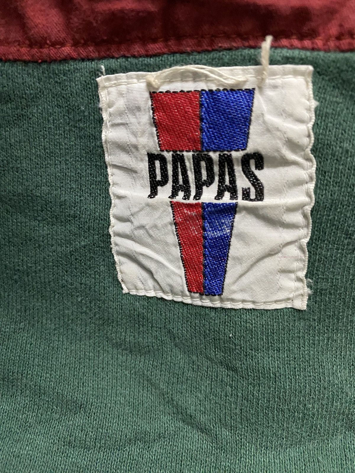 Japanese Brand Vtg PAPAS Baseball The Japan Us Multicolor Bomber jacket Size US XL / EU 56 / 4 - 13 Thumbnail