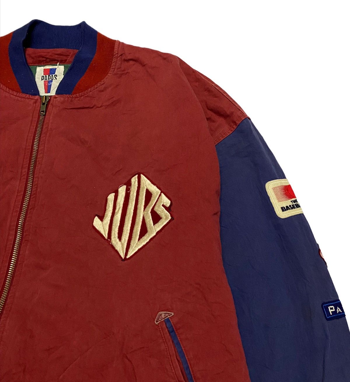 Japanese Brand Vtg PAPAS Baseball The Japan Us Multicolor Bomber jacket Size US XL / EU 56 / 4 - 5 Thumbnail