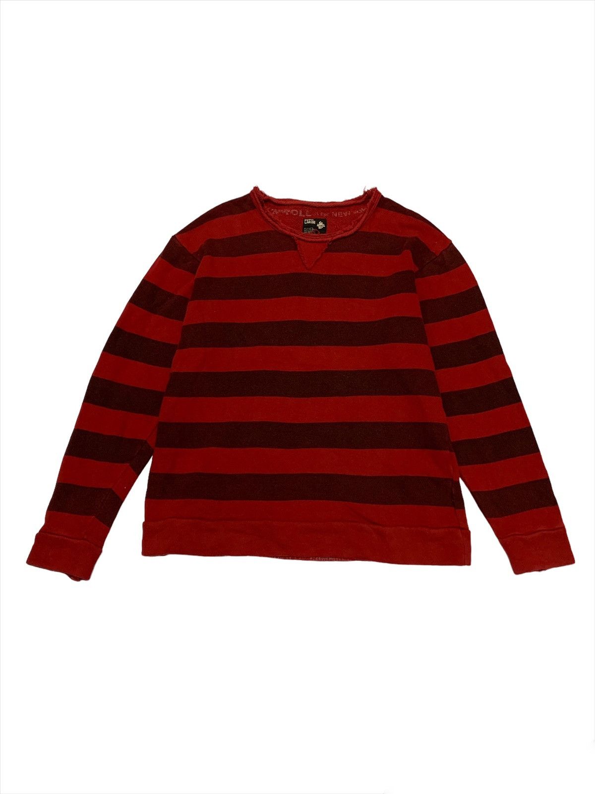 Vintage PPFM Striped Punk Design Sweatshirt
