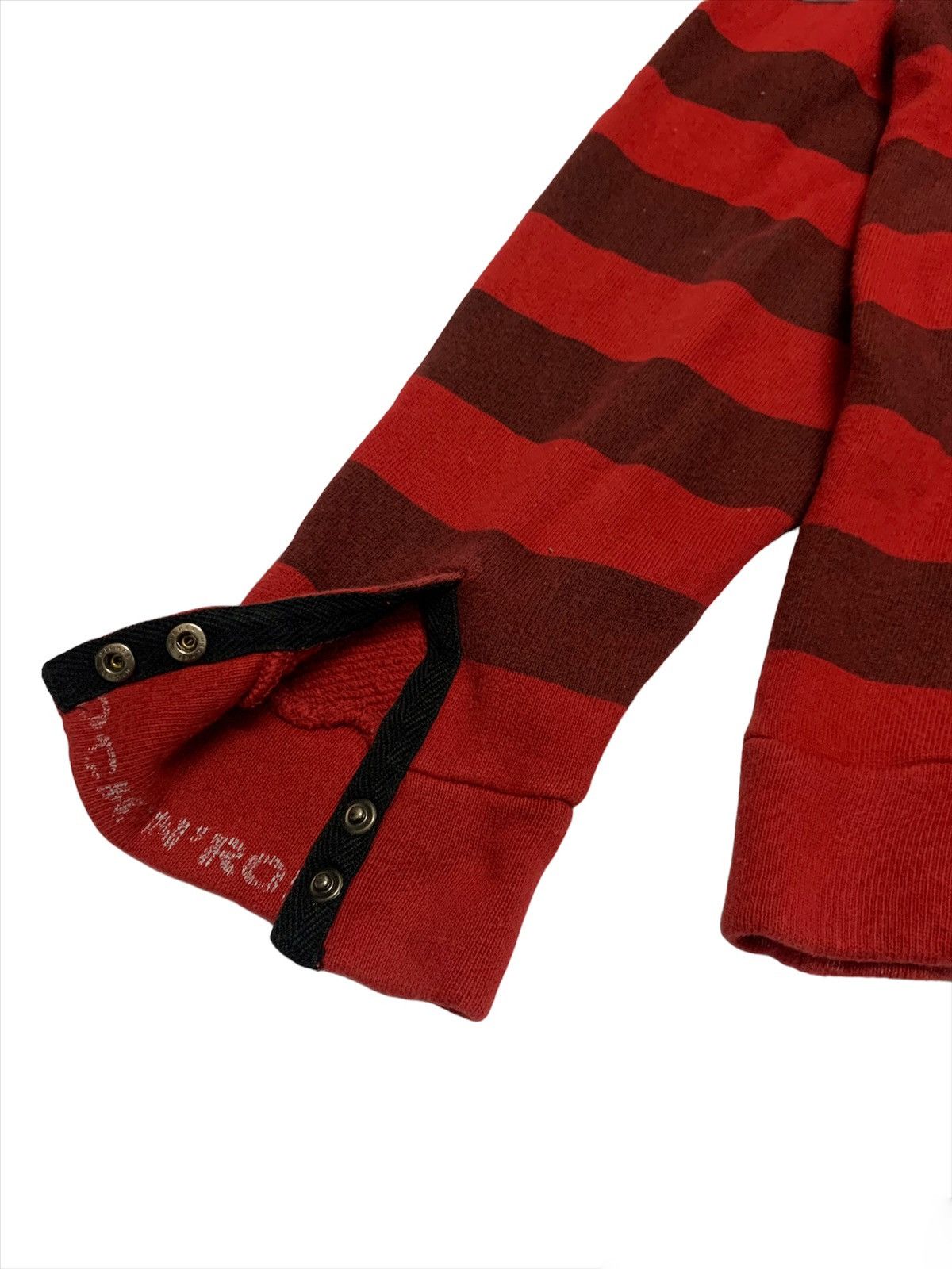 Designer × PPFM Vintage PPFM Striped Punk Design Sweatshirt Size US L / EU 52-54 / 3 - 7 Thumbnail