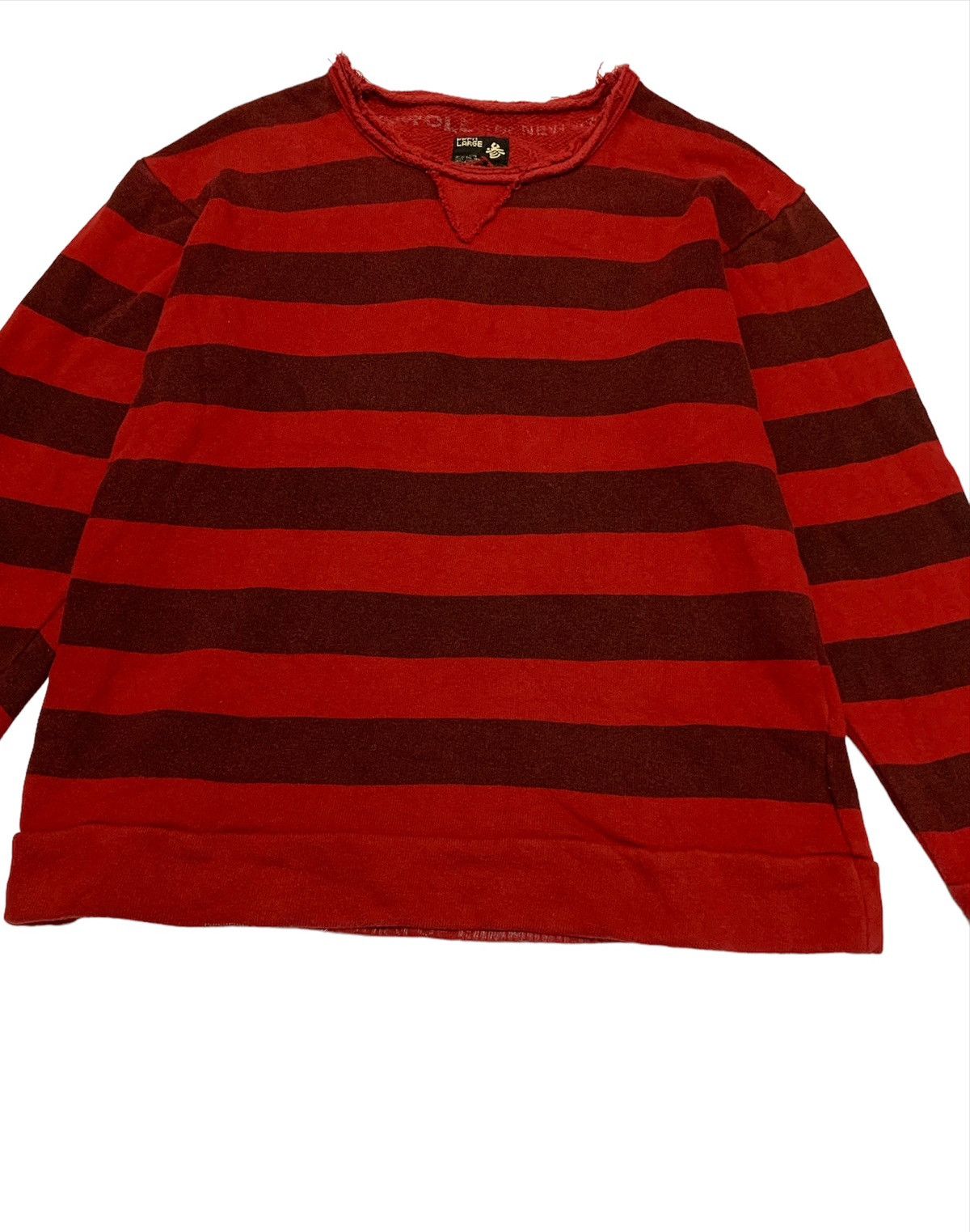Designer × PPFM Vintage PPFM Striped Punk Design Sweatshirt Size US L / EU 52-54 / 3 - 6 Thumbnail