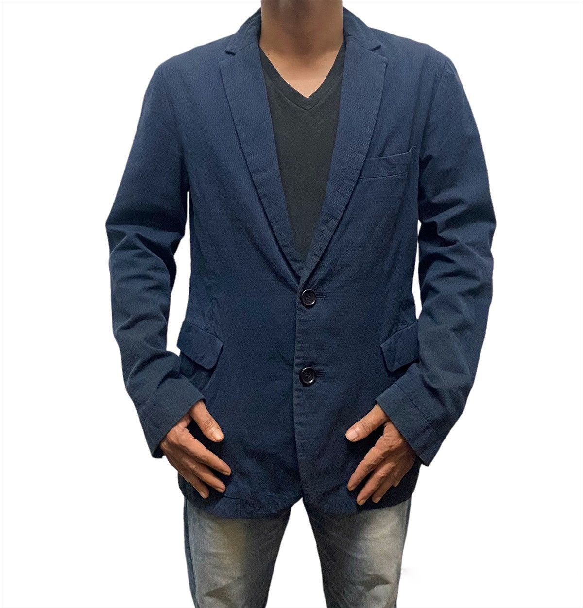 Blue Blue Japan × Indigo Arcv Blue Blue Japan Pure Indigo Arigato Style Blazer Jacket Size US S / EU 44-46 / 1 - 13 Thumbnail