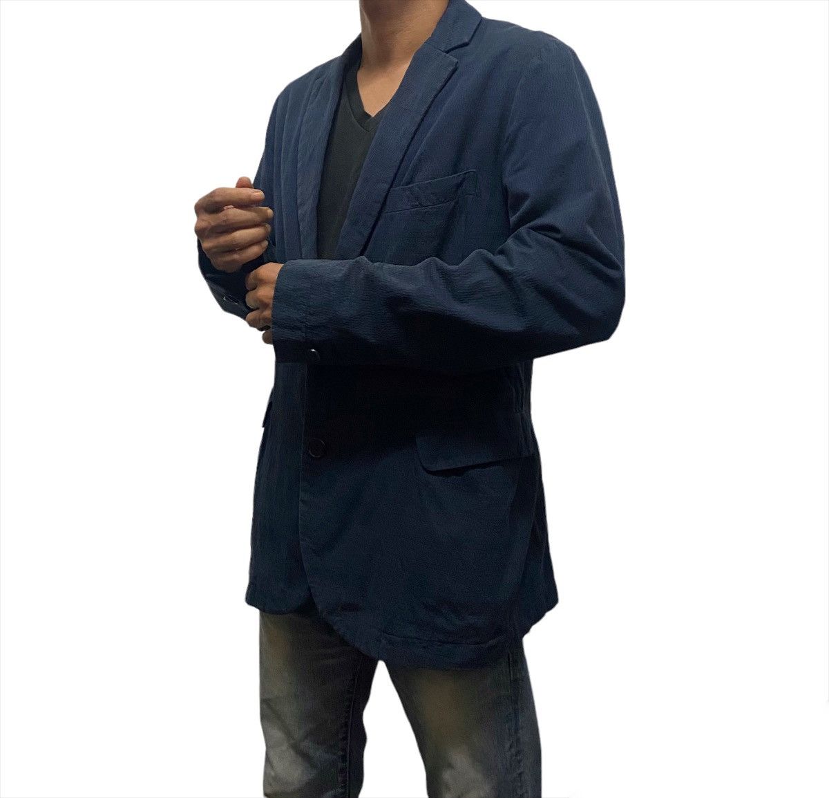 Blue Blue Japan × Indigo Arcv Blue Blue Japan Pure Indigo Arigato Style Blazer Jacket Size US S / EU 44-46 / 1 - 14 Thumbnail