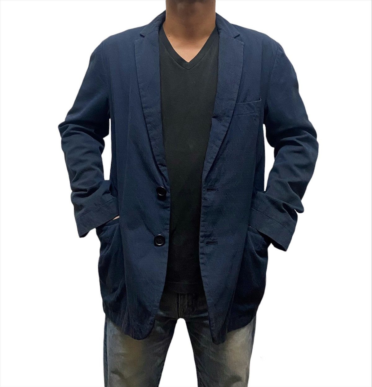 Blue Blue Japan × Indigo Arcv Blue Blue Japan Pure Indigo Arigato Style Blazer Jacket Size US S / EU 44-46 / 1 - 15 Thumbnail