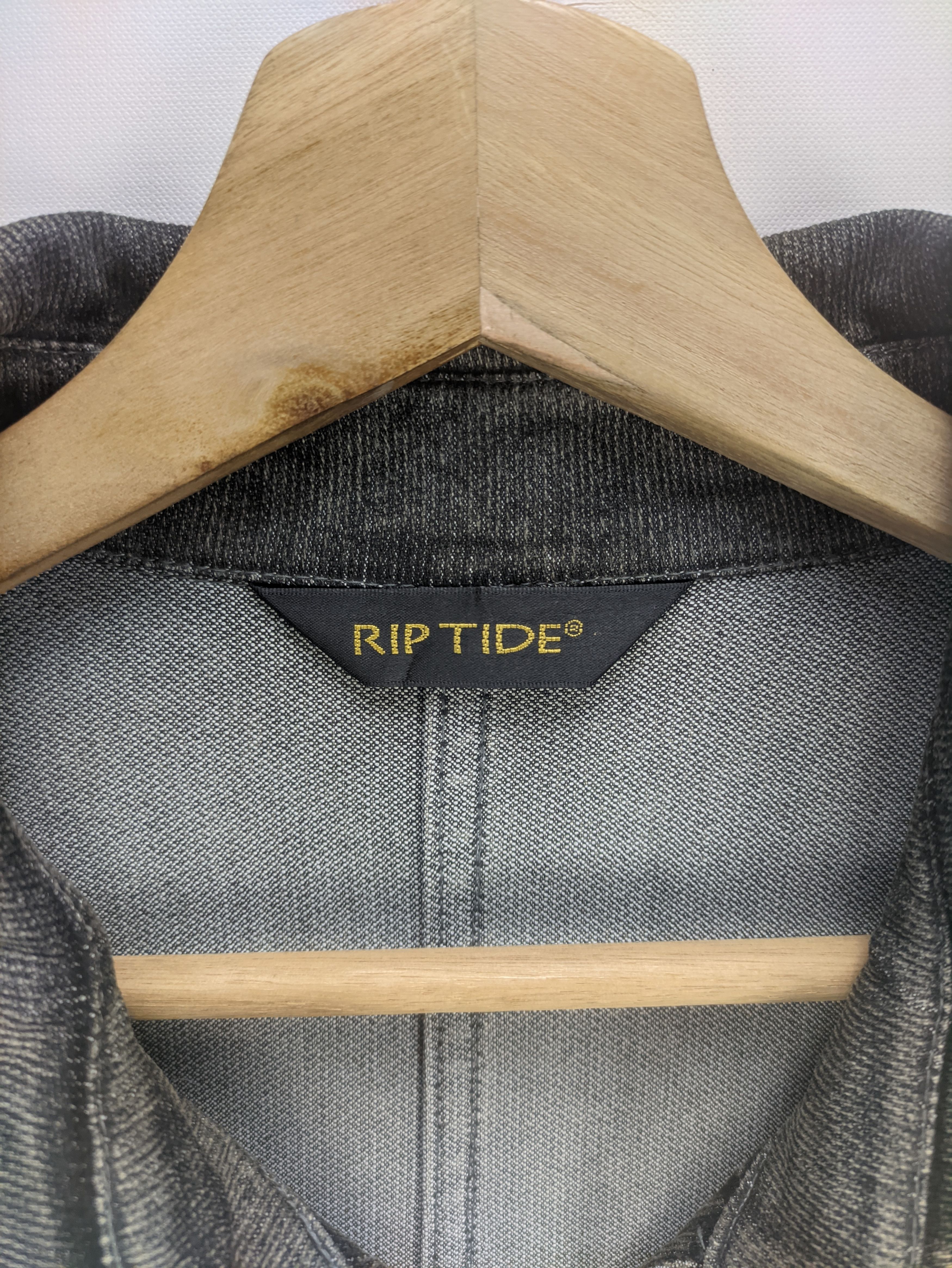 Japanese Brand Steals🔥Vintage Jacket Button Up by Rip Tide Size M / US 6-8 / IT 42-44 - 3 Thumbnail
