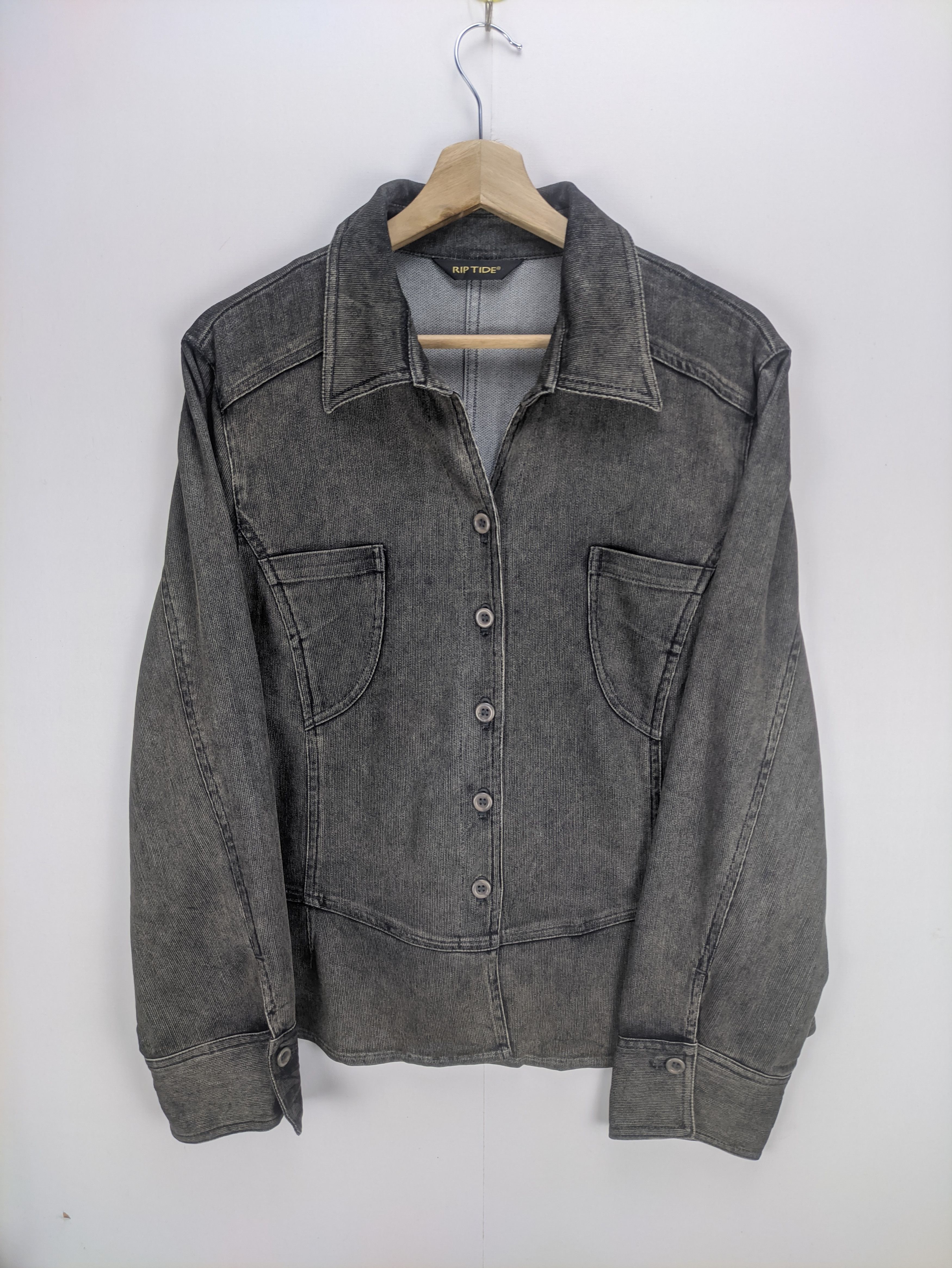 Japanese Brand Steals🔥Vintage Jacket Button Up by Rip Tide Size M / US 6-8 / IT 42-44 - 8 Thumbnail