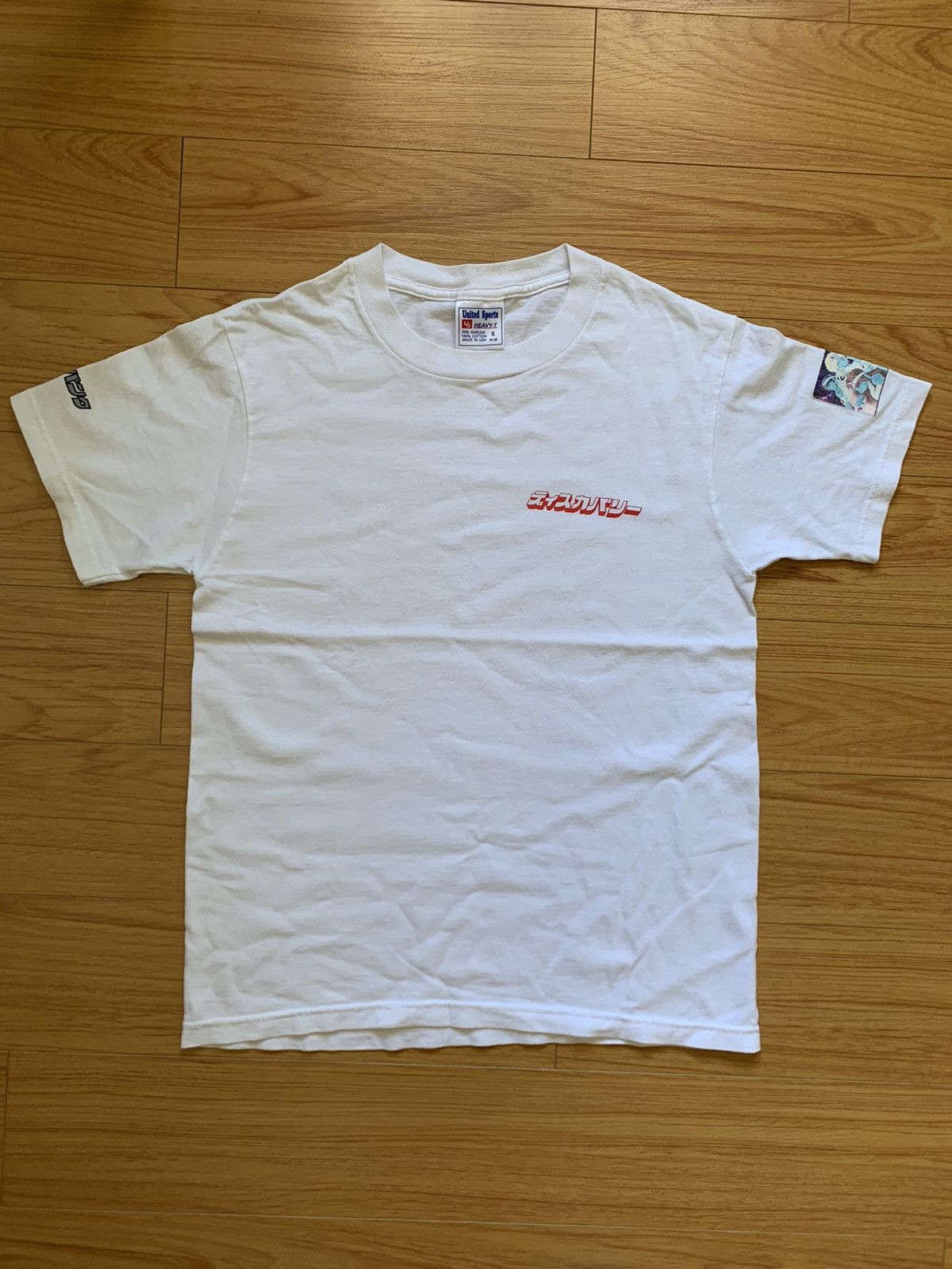 image of Band Tees x Vintage Daft Punk Discover Japan Promo Shirt in White, Men's (Size Small)