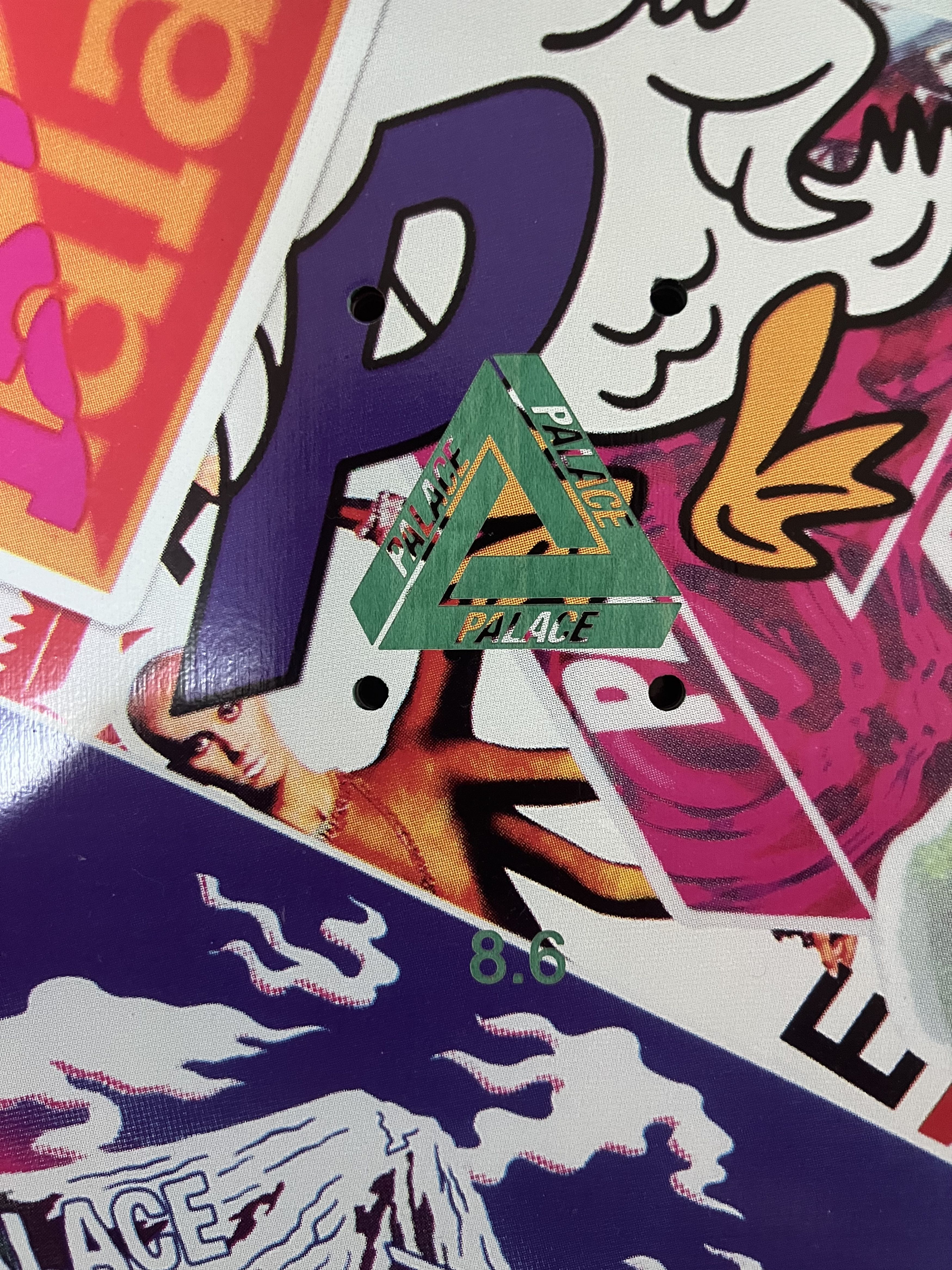 Palace 💚 FW21 Palace Sticker Pack Slick 8.6 Skateboard NEW Size ONE SIZE - 5 Thumbnail