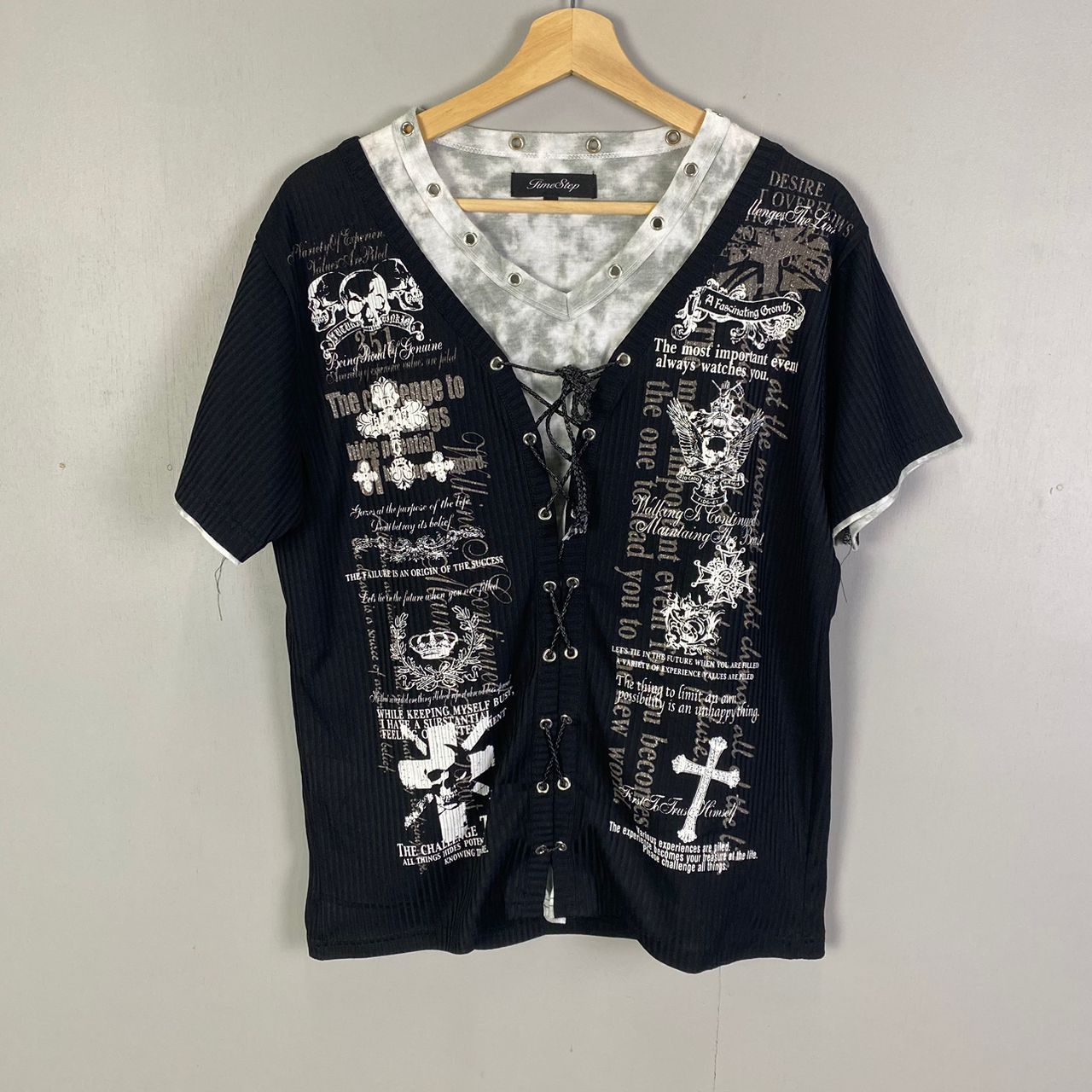 VINTAGE🔥TIMESTEP BONDAGE PUNK STYLE TSHIRT