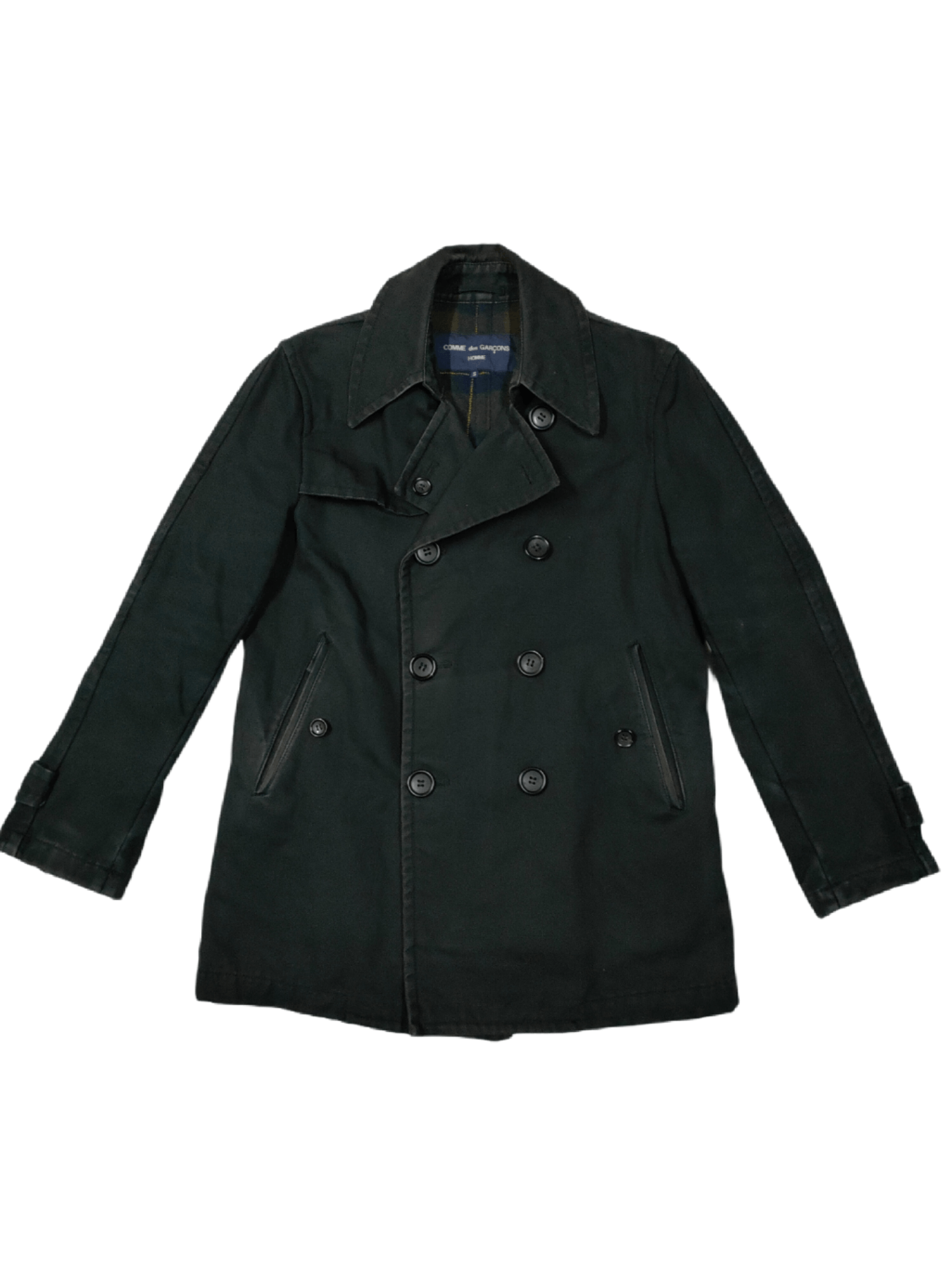Comme des Garcons 🔥CdGH DUCK CANVAS DOUBLE BREAST JACKETS Size US S / EU 44-46 / 1 - 1 Thumbnail