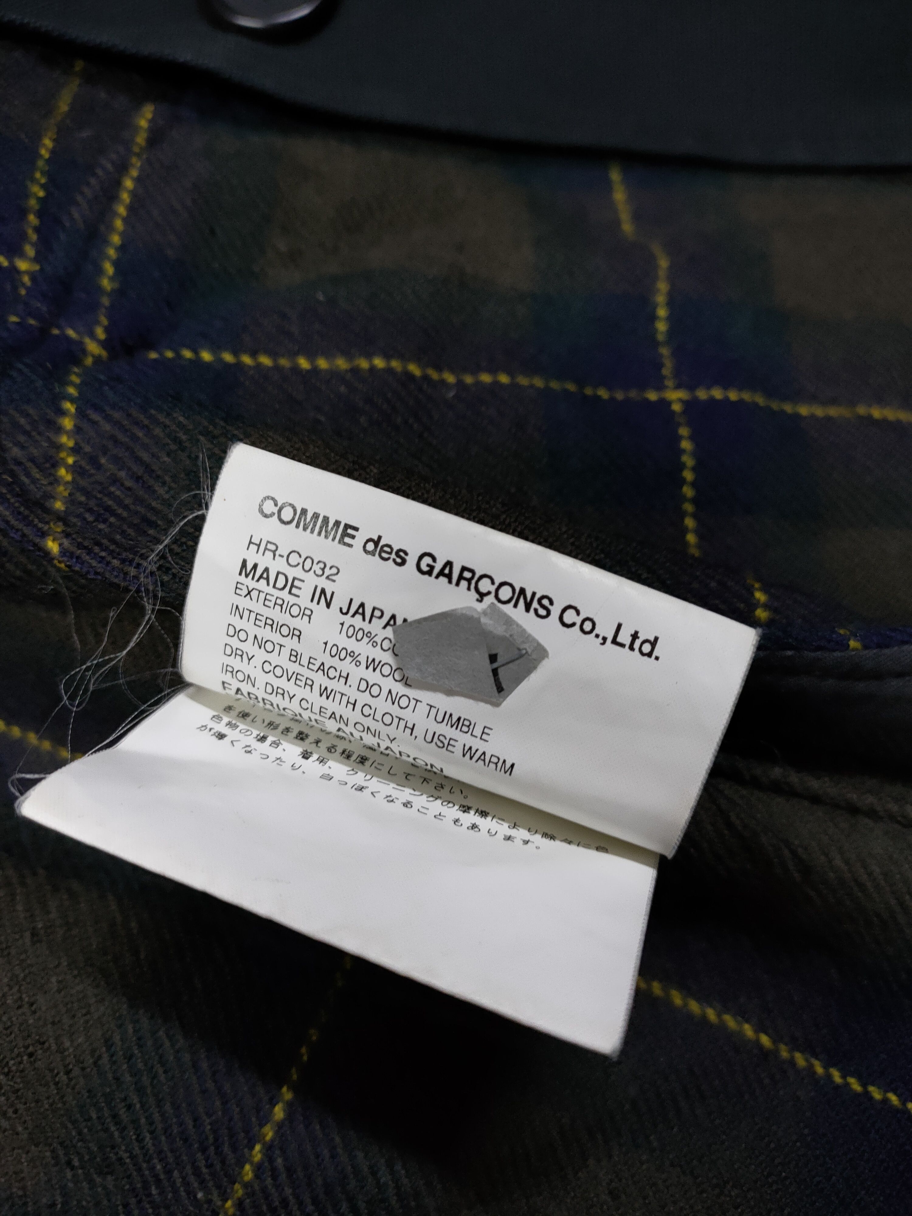 Comme des Garcons 🔥CdGH DUCK CANVAS DOUBLE BREAST JACKETS Size US S / EU 44-46 / 1 - 10 Thumbnail