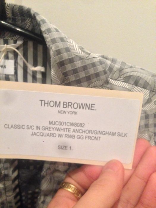 Thom Browne Thom Browne Jacquard Anchor Bl Size US S / EU 44-46 / 1 - 1 Preview