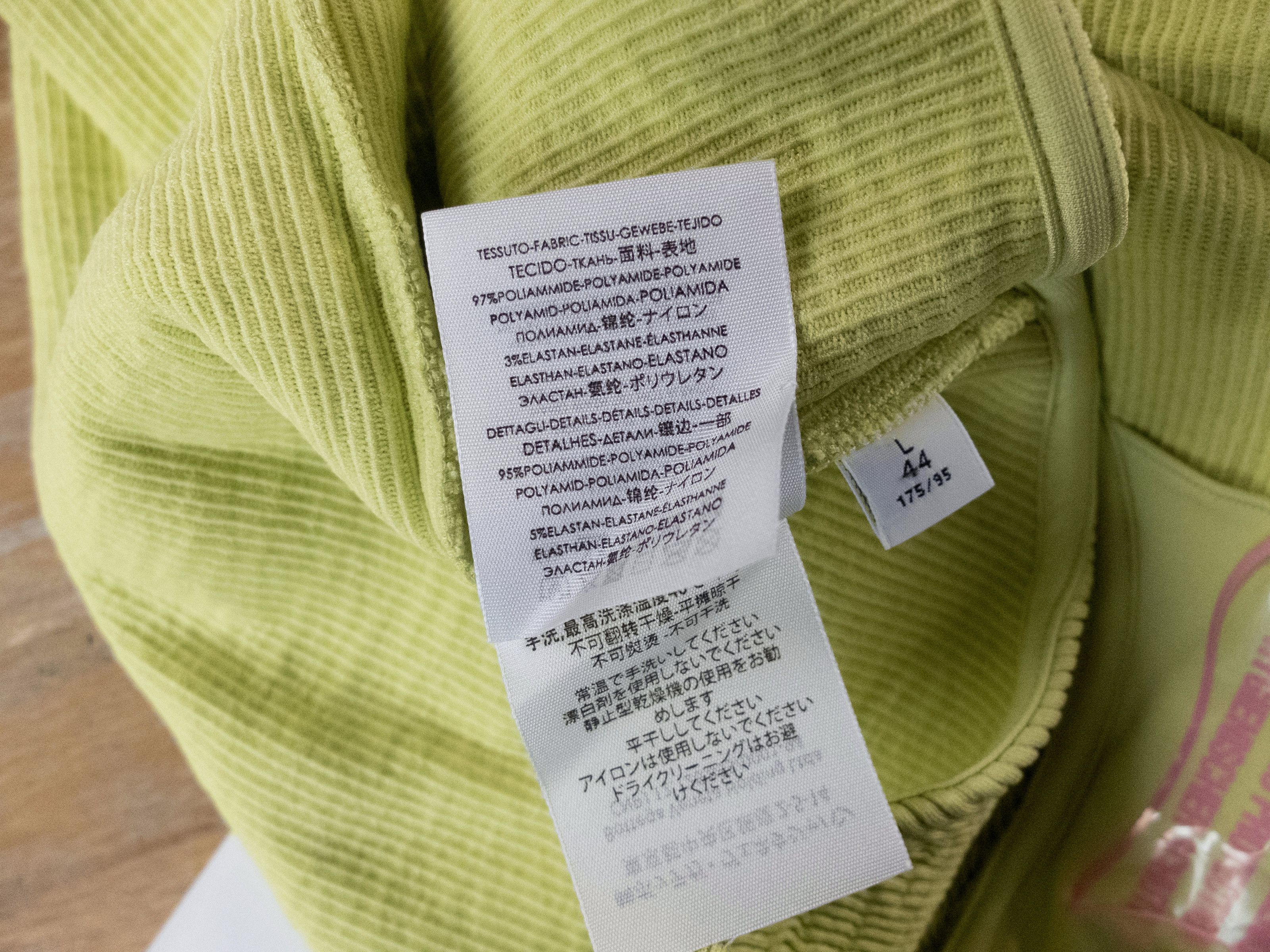 Bottega Veneta BOTTEGA VENETA crinkle green one piece swimsuit swimwear 44 Size 30" / US 8 / IT 44 - 10 Thumbnail