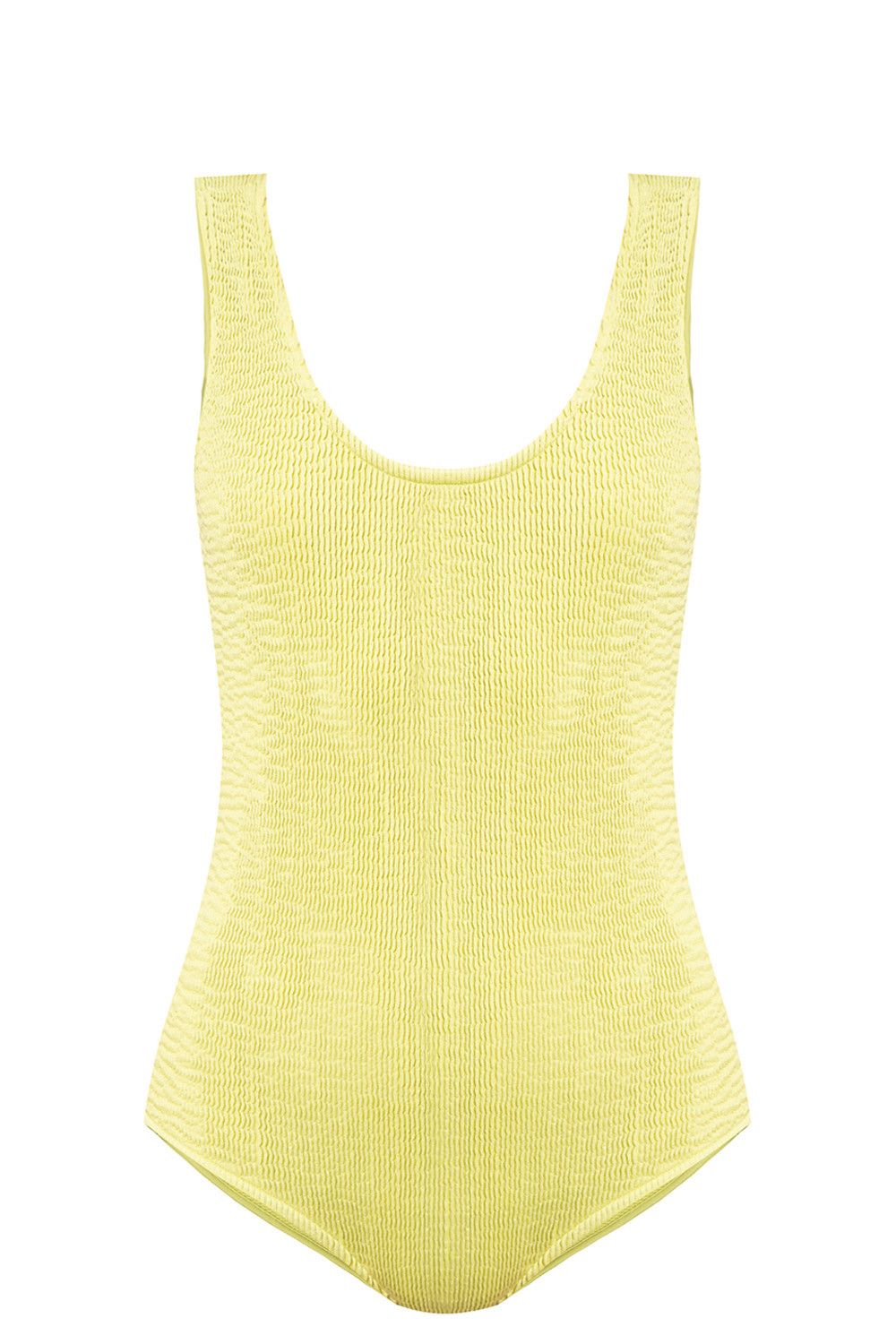 Bottega Veneta BOTTEGA VENETA crinkle green one piece swimsuit swimwear 44 Size 30" / US 8 / IT 44 - 2 Thumbnail