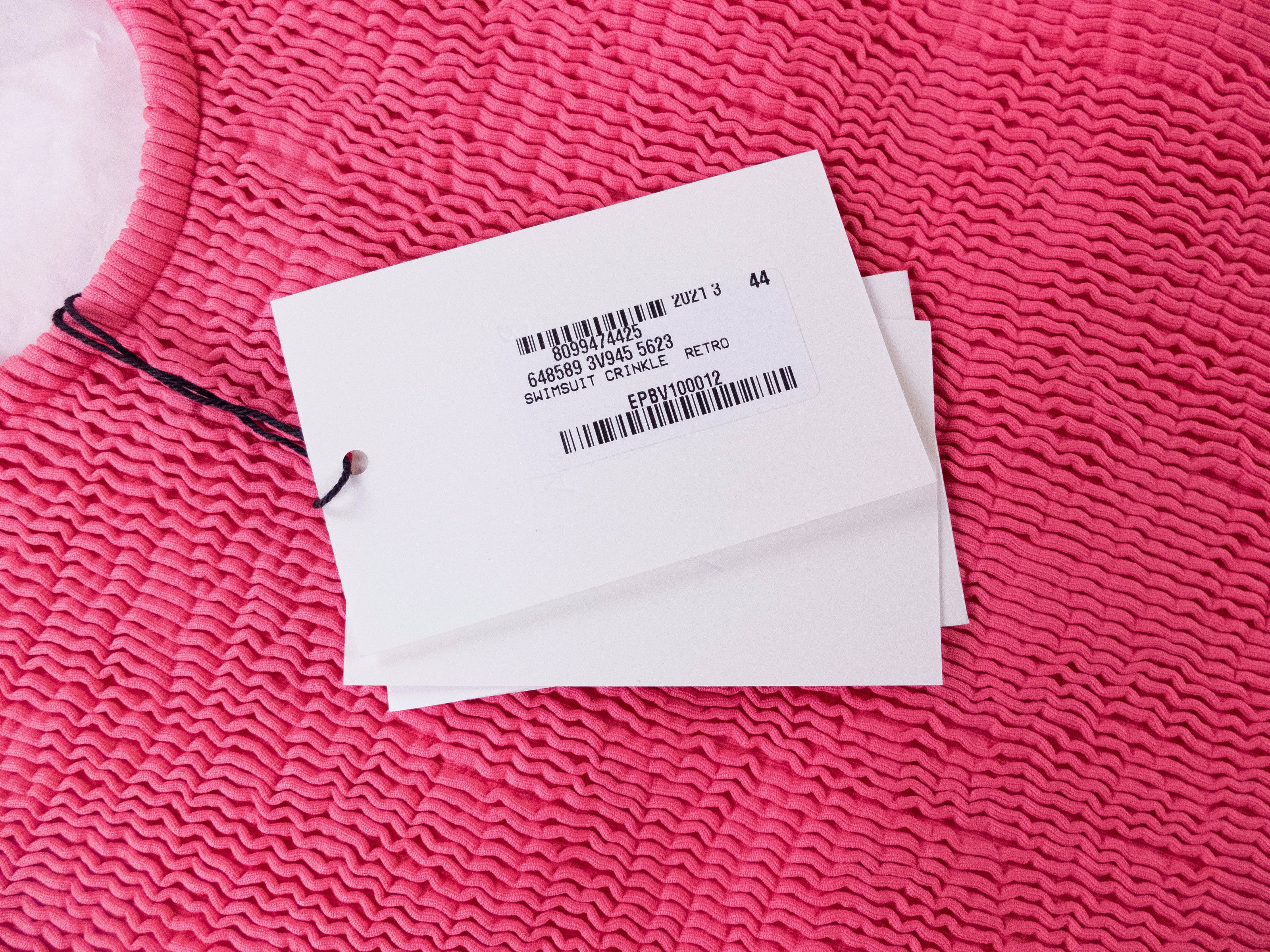 Bottega Veneta BOTTEGA VENETA crinkle pink one piece swimsuit swimwear 44 q Size 30" / US 8 / IT 44 - 7 Thumbnail
