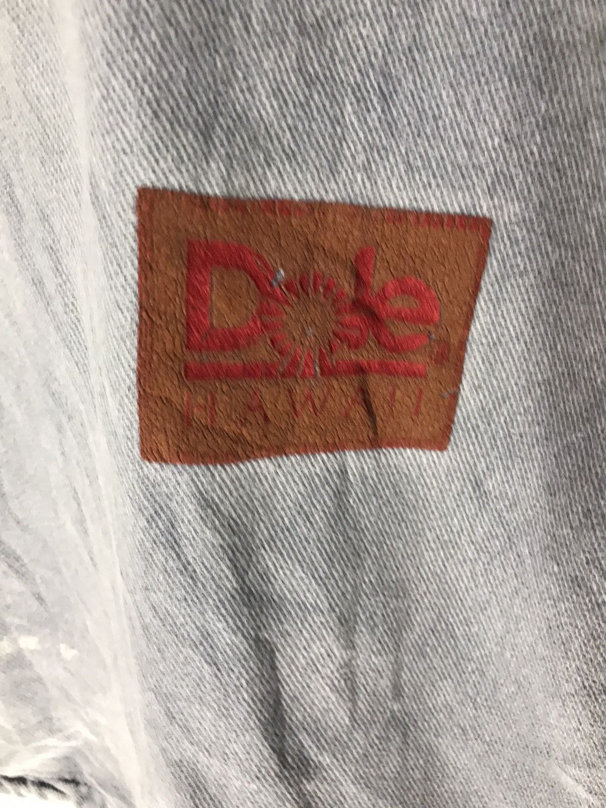 Vintage Vintage dole hawaii distressed denim half zipper shirt Size US L / EU 52-54 / 3 - 8 Thumbnail