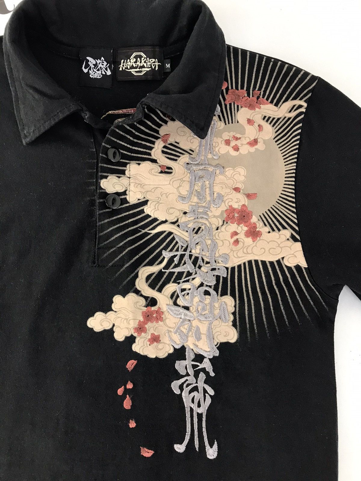 Japanese Brand Vtg Harakiri Garo Back Side Big Logo Embroidery Polo Shirt Size US S / EU 44-46 / 1 - 4 Thumbnail