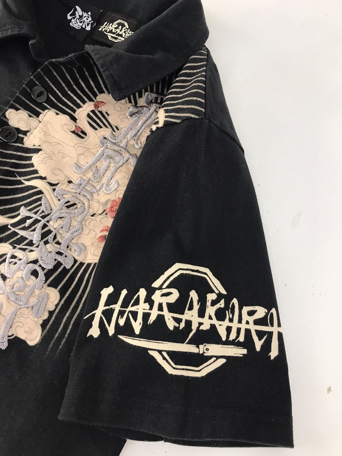 Japanese Brand Vtg Harakiri Garo Back Side Big Logo Embroidery Polo Shirt Size US S / EU 44-46 / 1 - 5 Thumbnail