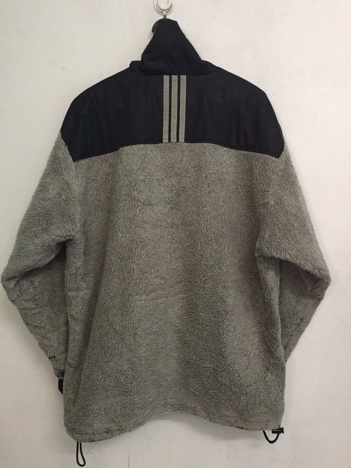 Adidas Adidas 3 Stripes Fleece Zipper Jacket MADE IN JAPAN Size US L / EU 52-54 / 3 - 10 Thumbnail