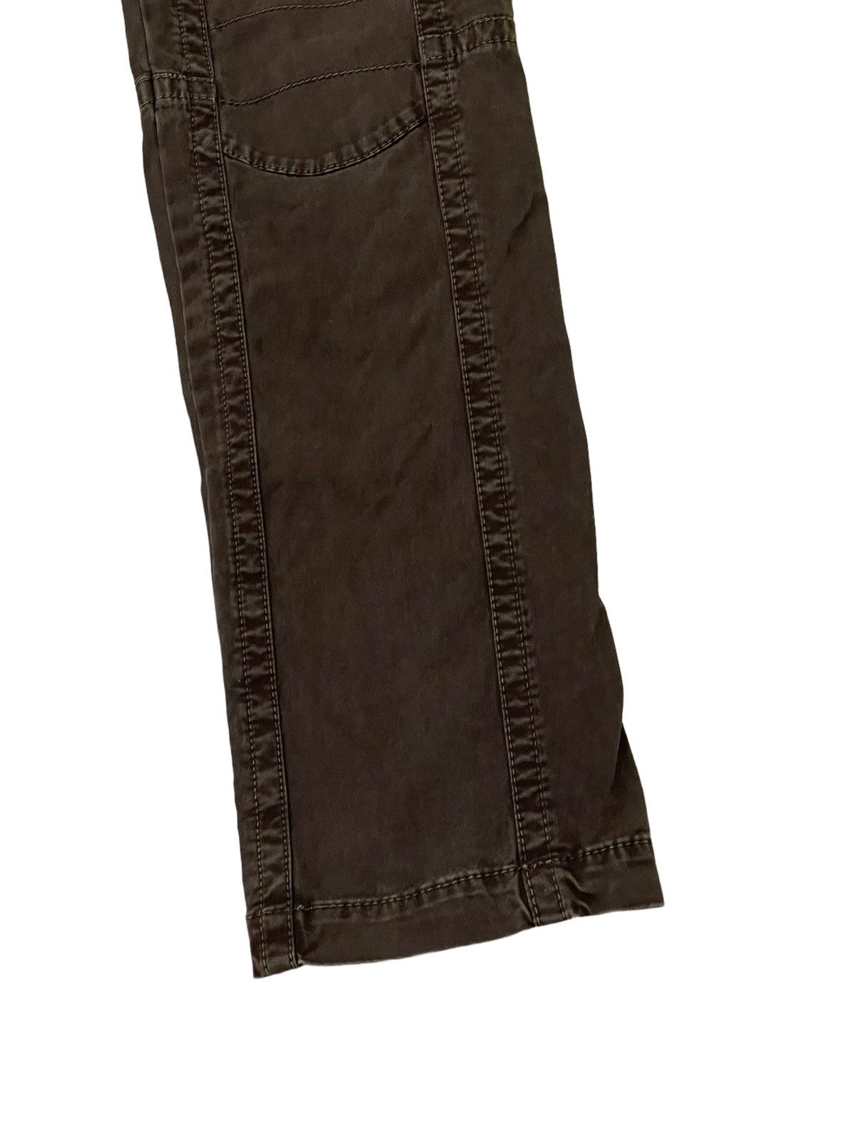 Japanese Brand Slim Biker Chinook Stretch Hybrid Moleskin Leather 1🟦2 Size US 31 - 14 Thumbnail