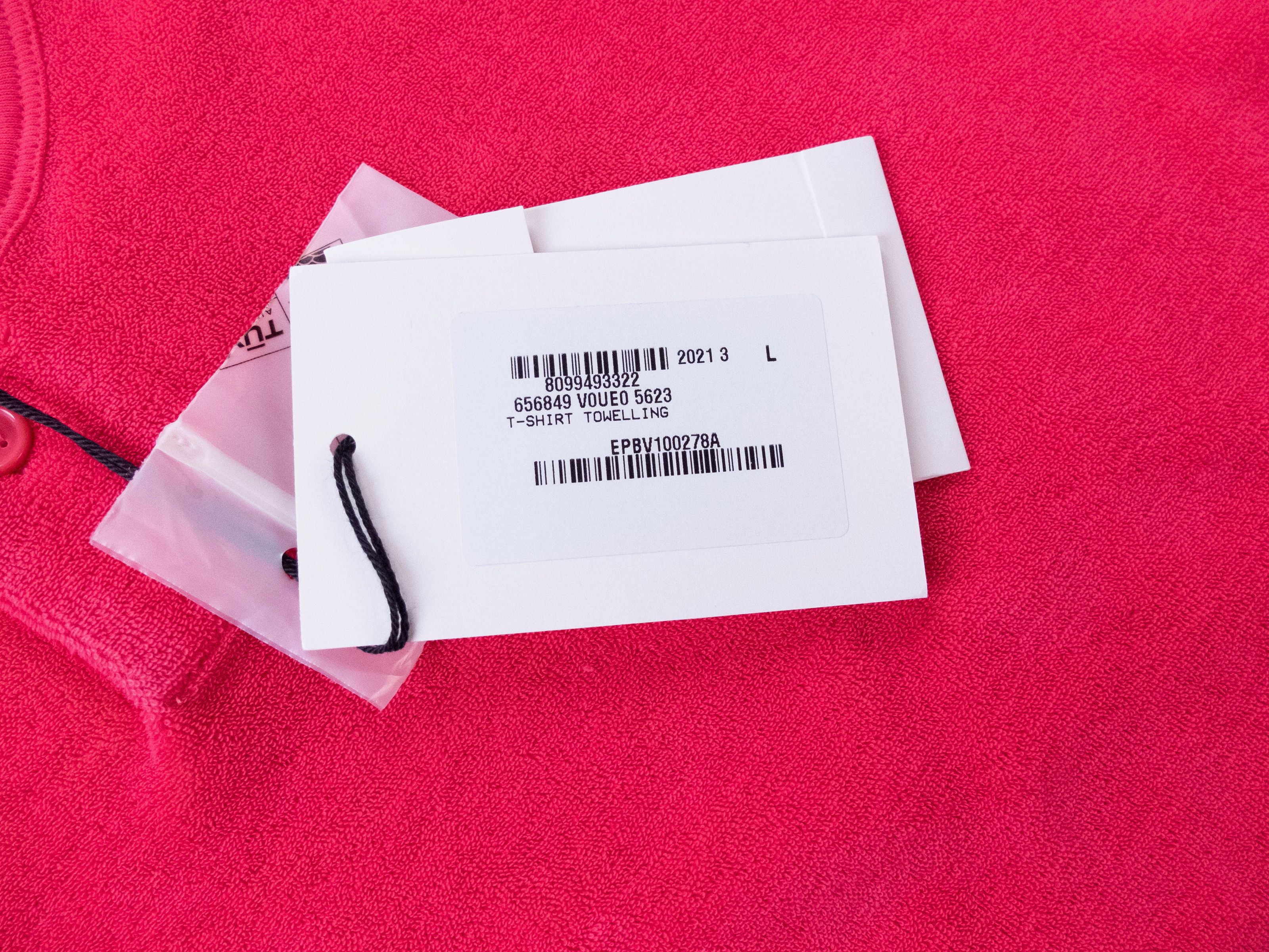 Bottega Veneta BOTTEGA VENETA pink towelling terrycloth t-shirt Large NWT q Size US L / EU 52-54 / 3 - 3 Thumbnail
